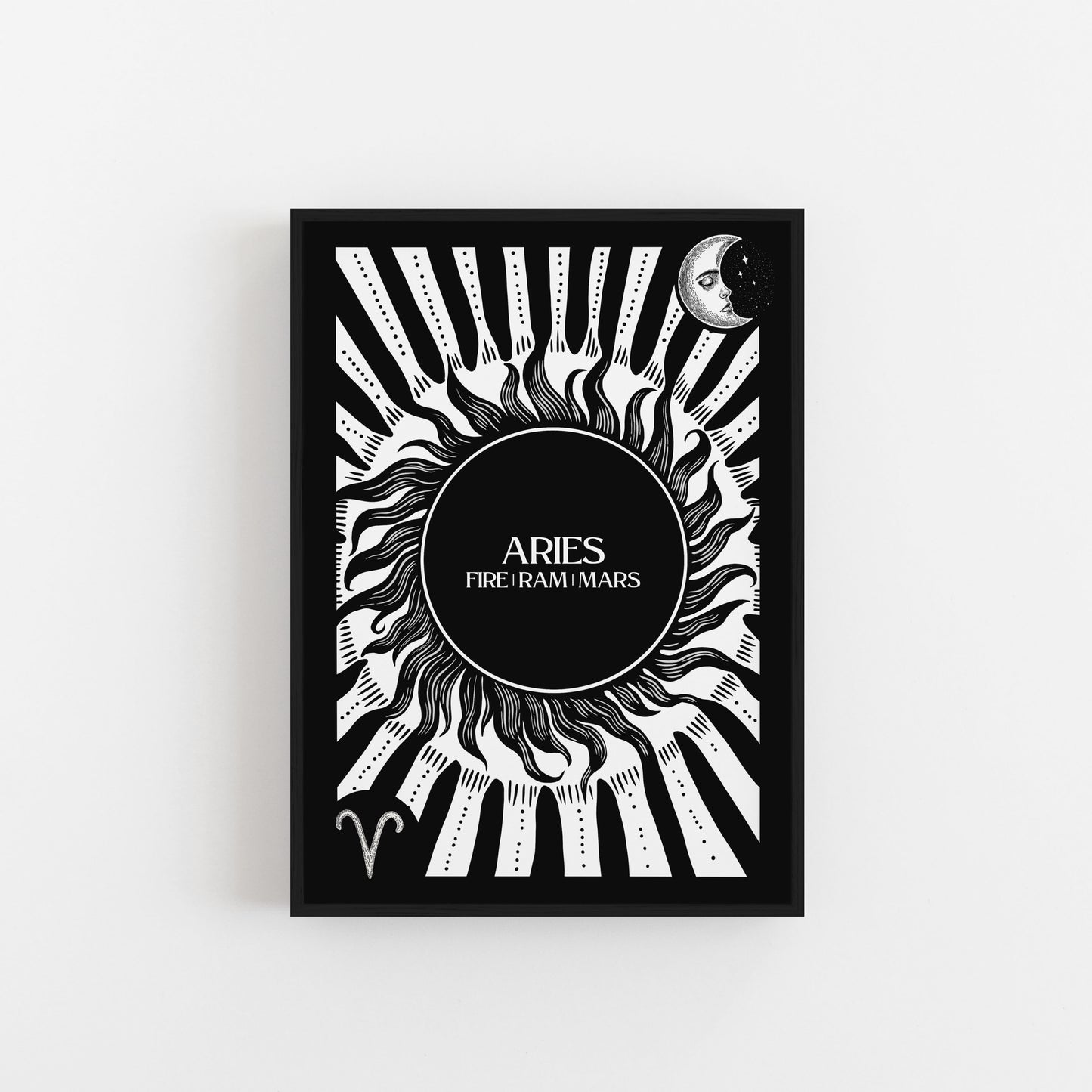 Aries Star Sign Art Print