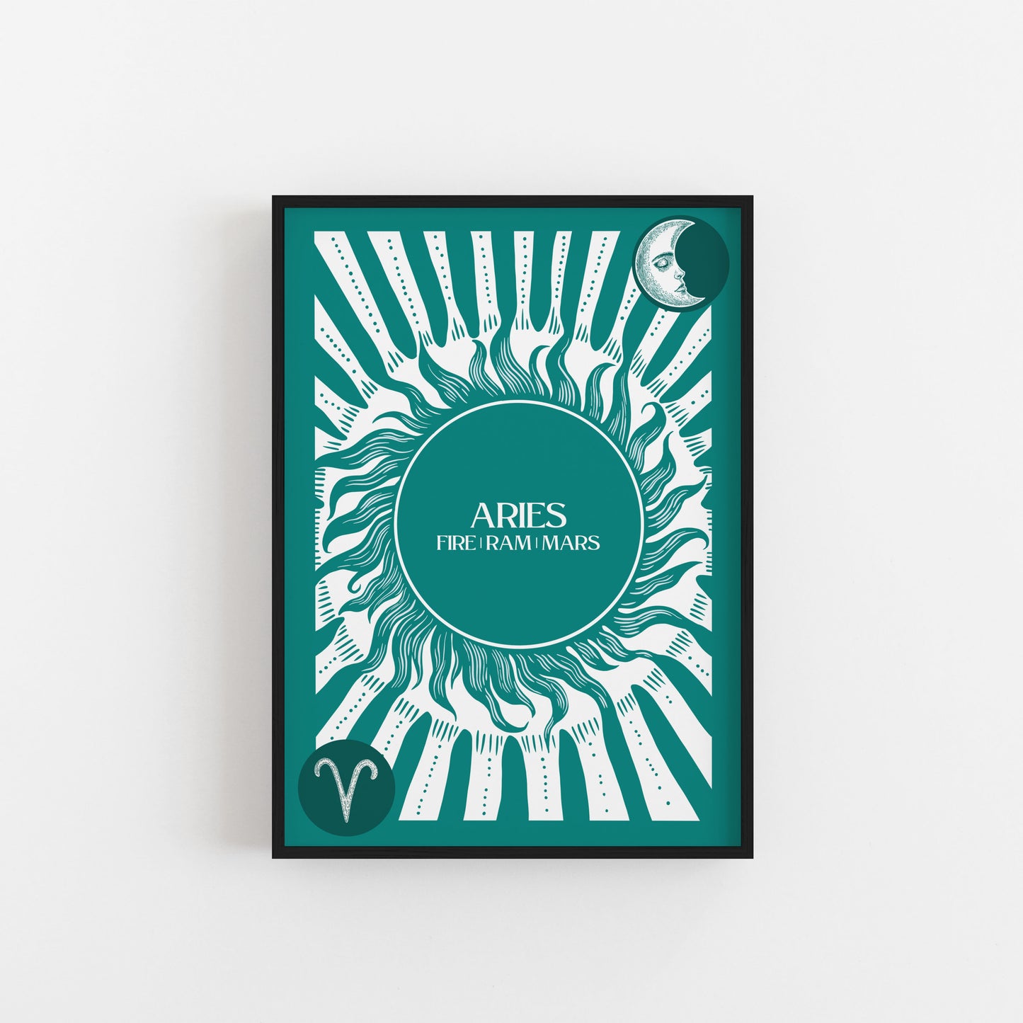 Aries Star Sign Art Print