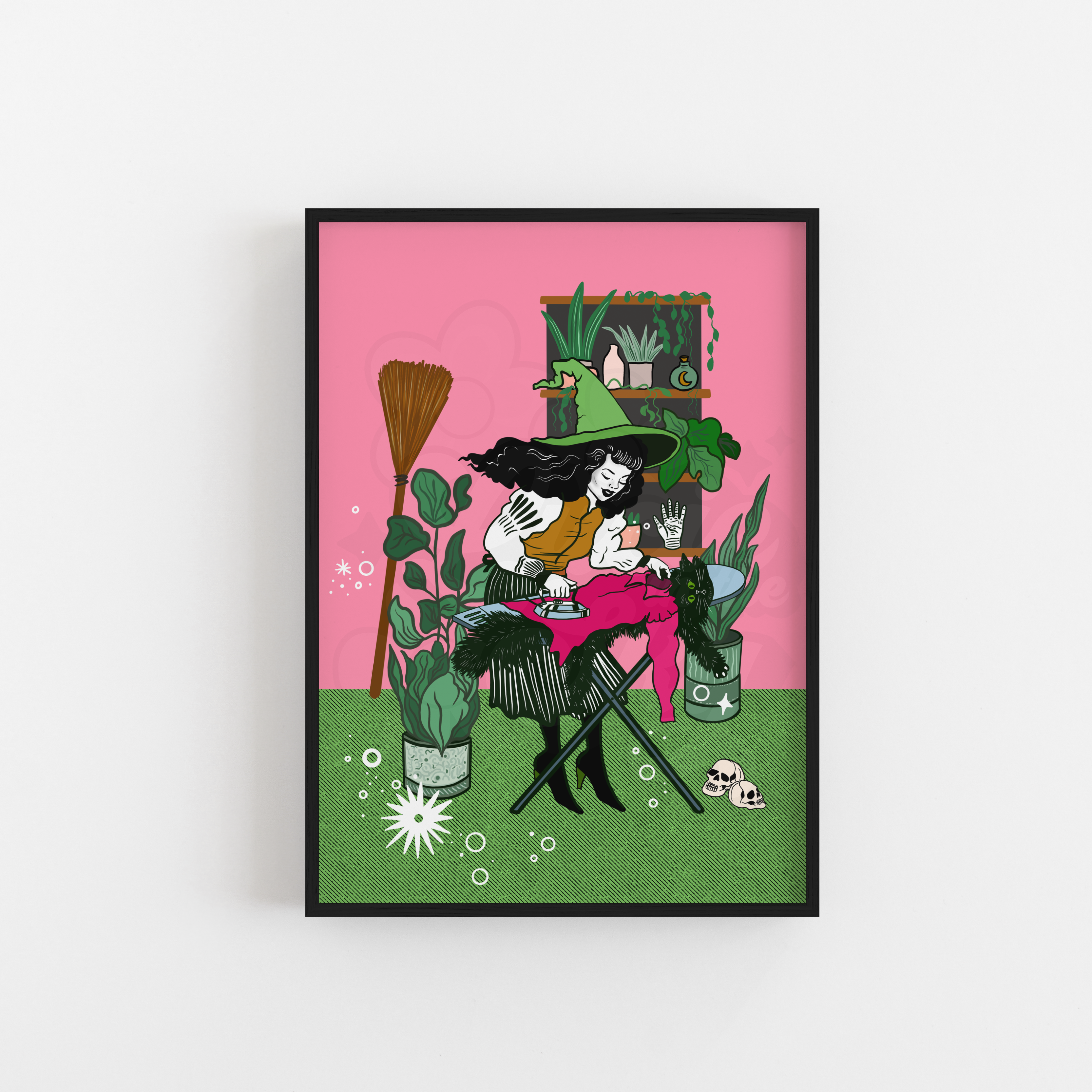 A Purrfect Hot Mess – Art Print