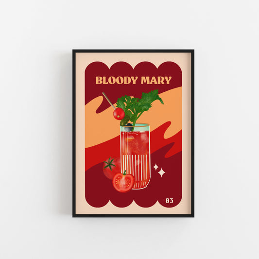 Bloody Mary Cocktail Art Print