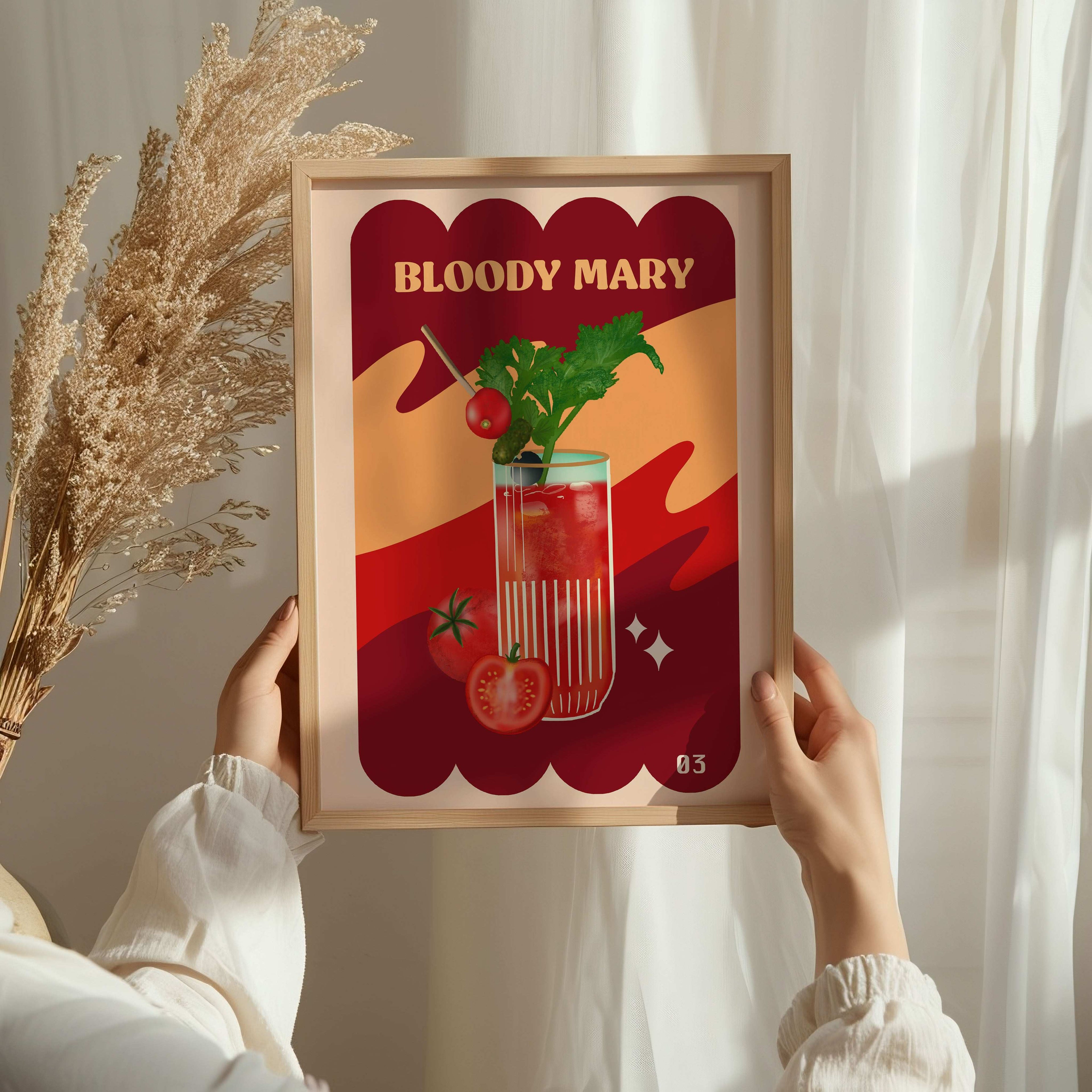 Bloody Mary Cocktail Art Print