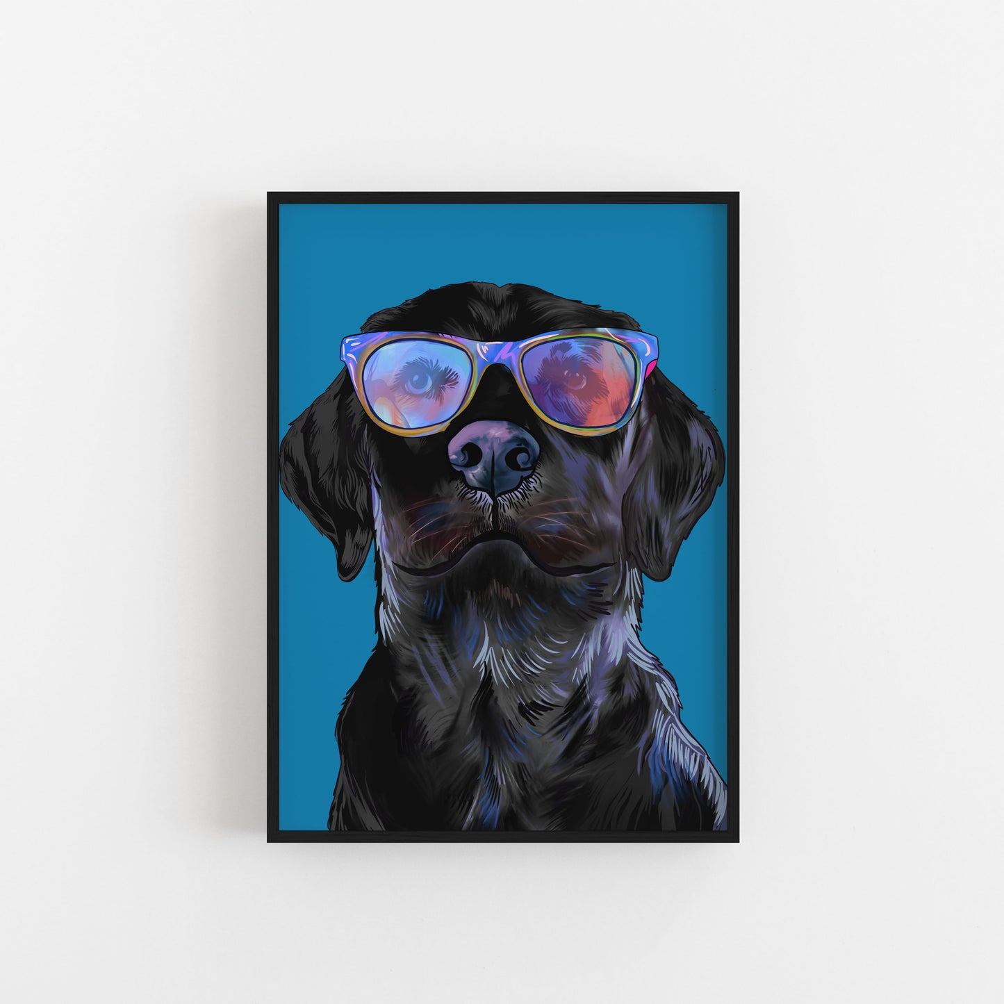 Labrador Art Print - 3 Color Variation