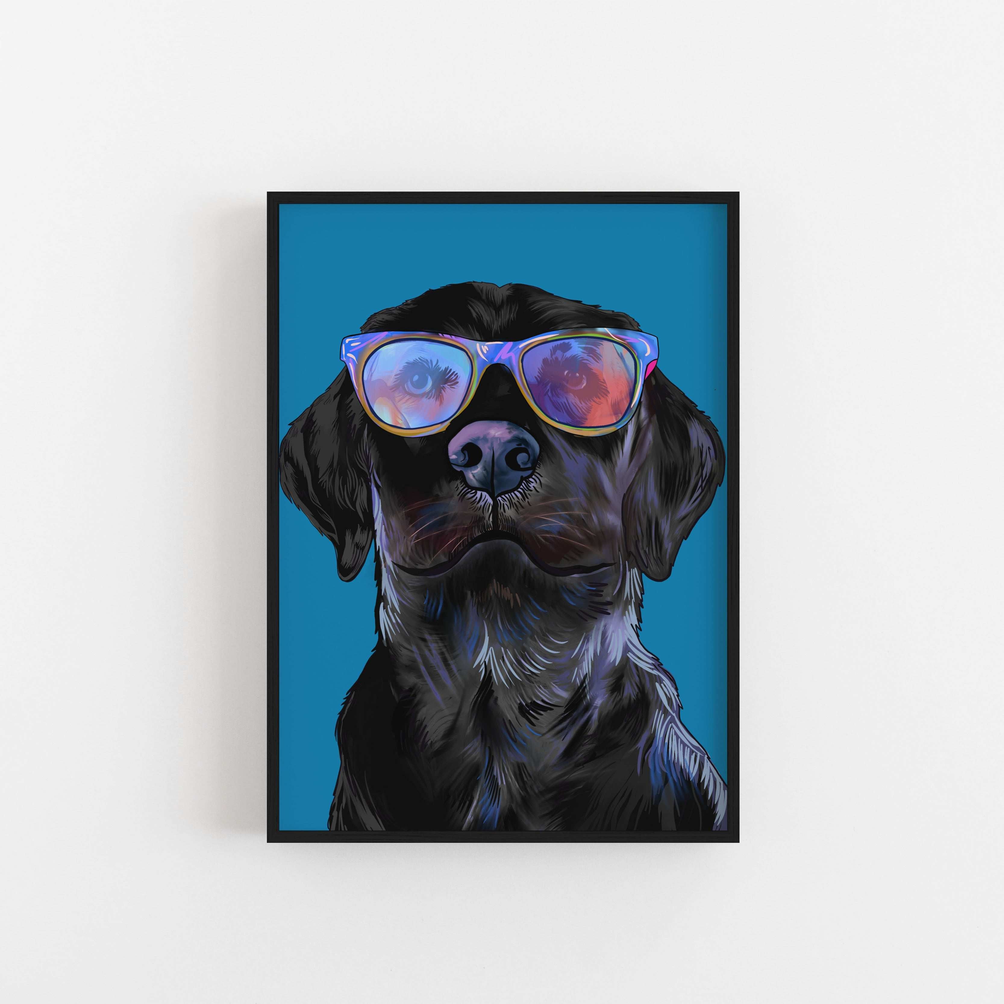 Labrador Art Print - 3 Color Variation