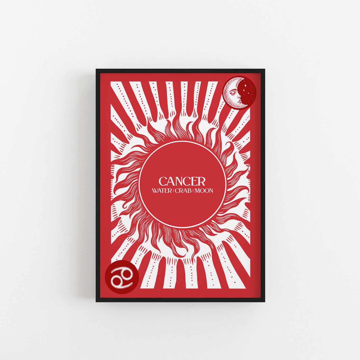 Cancer Star Sign Art Print