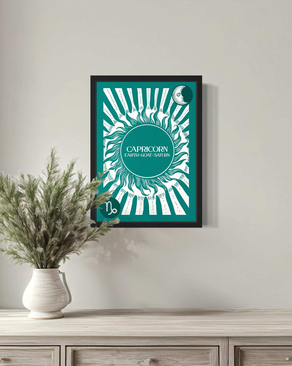 Capricorn Star Sign Art Print