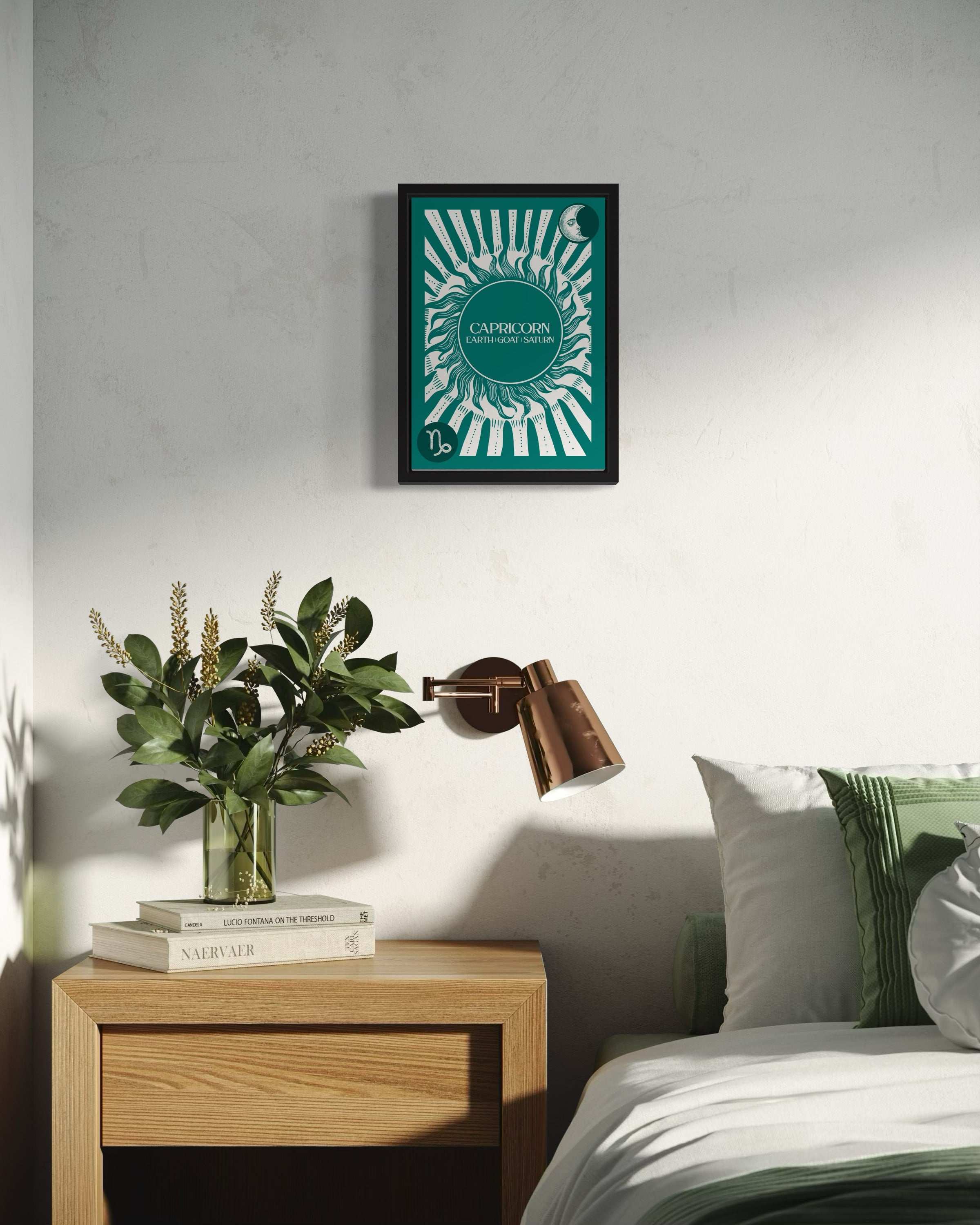 Capricorn Star Sign Art Print