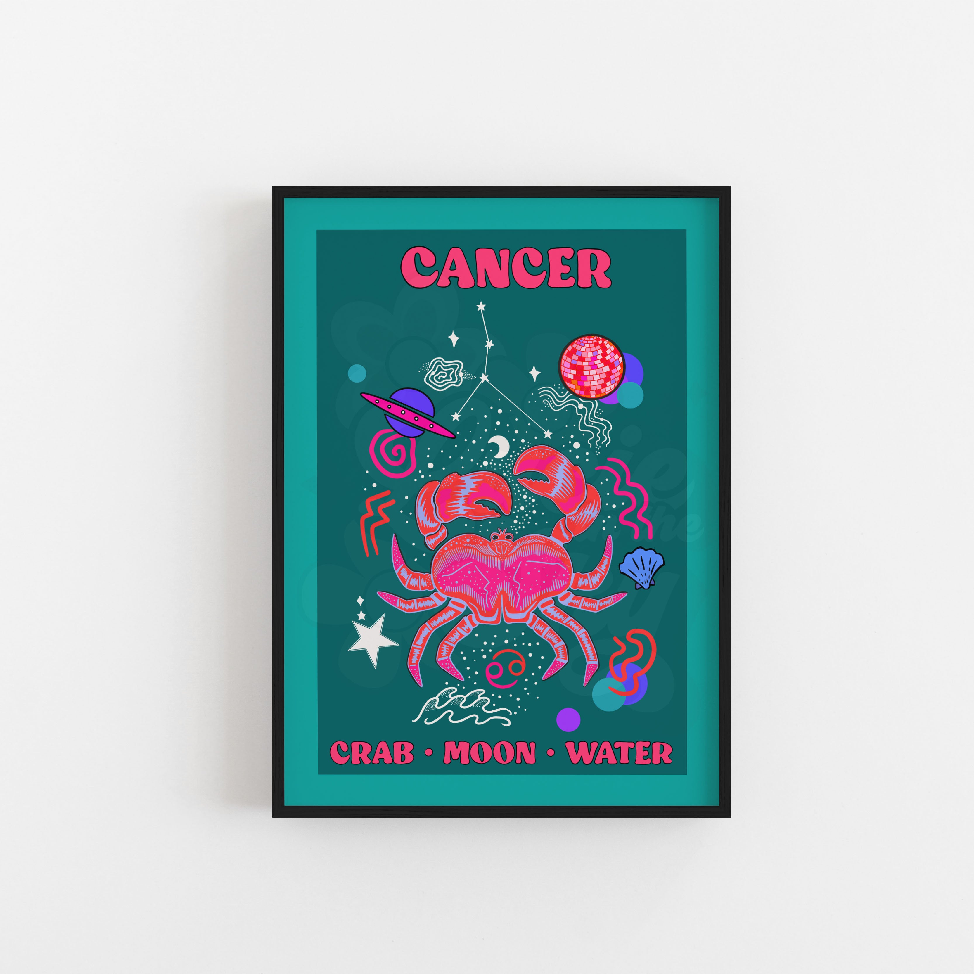 Cancer Star Sign Art Print