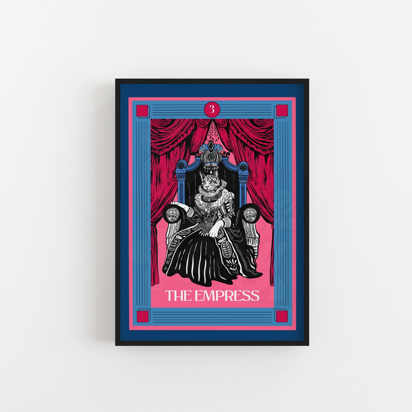 The Empress Tarot Card Art Print  - 3 colour options