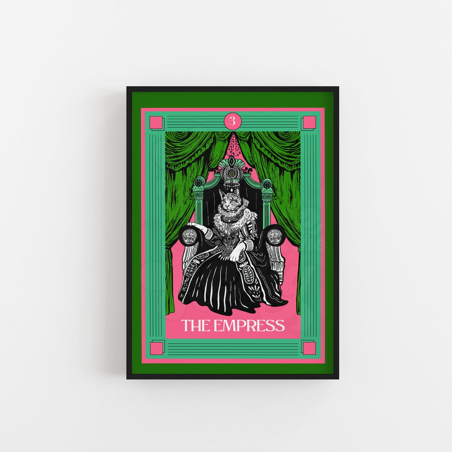 The Empress Tarot Card Art Print  - 3 colour options