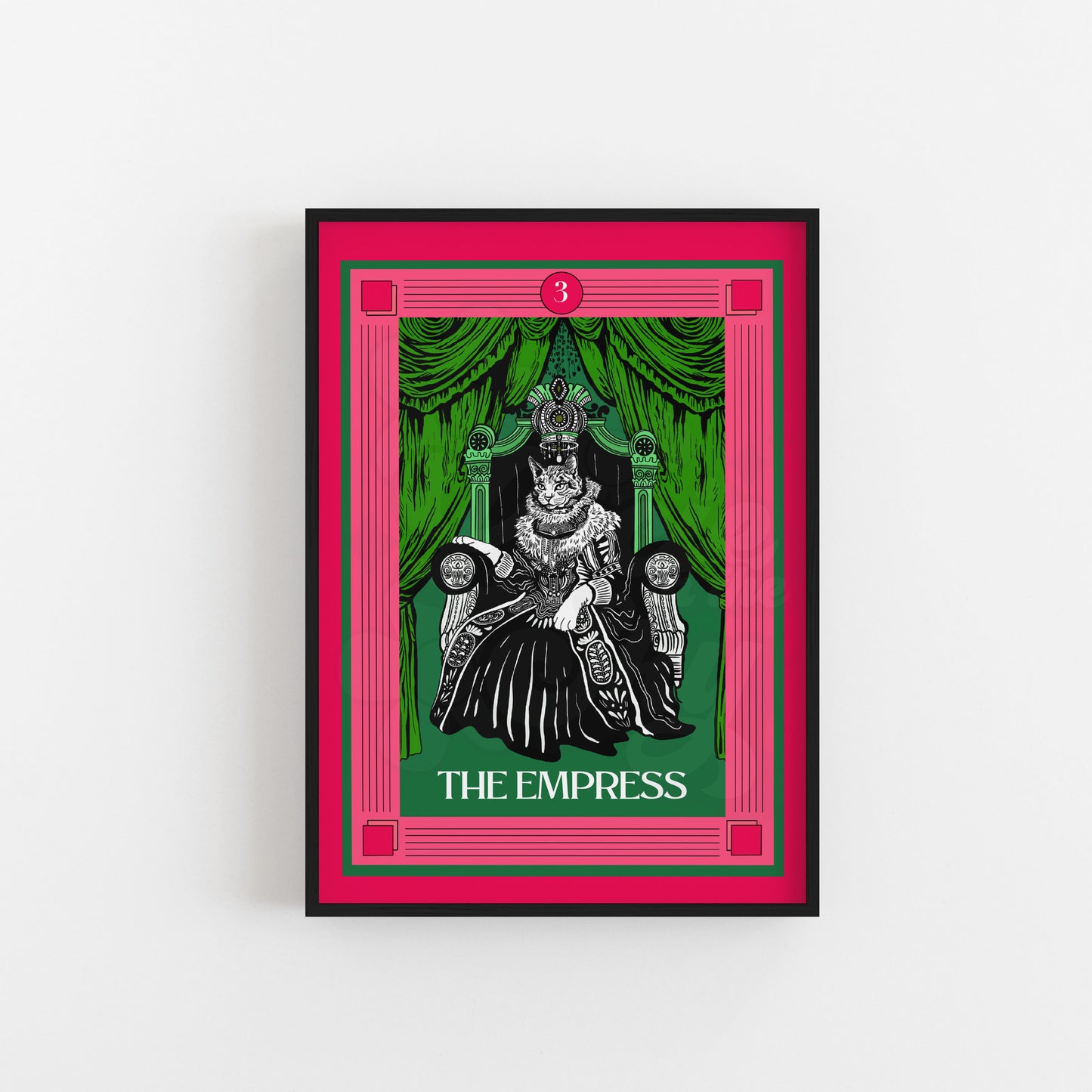 The Empress Tarot Card Art Print  - 3 colour options