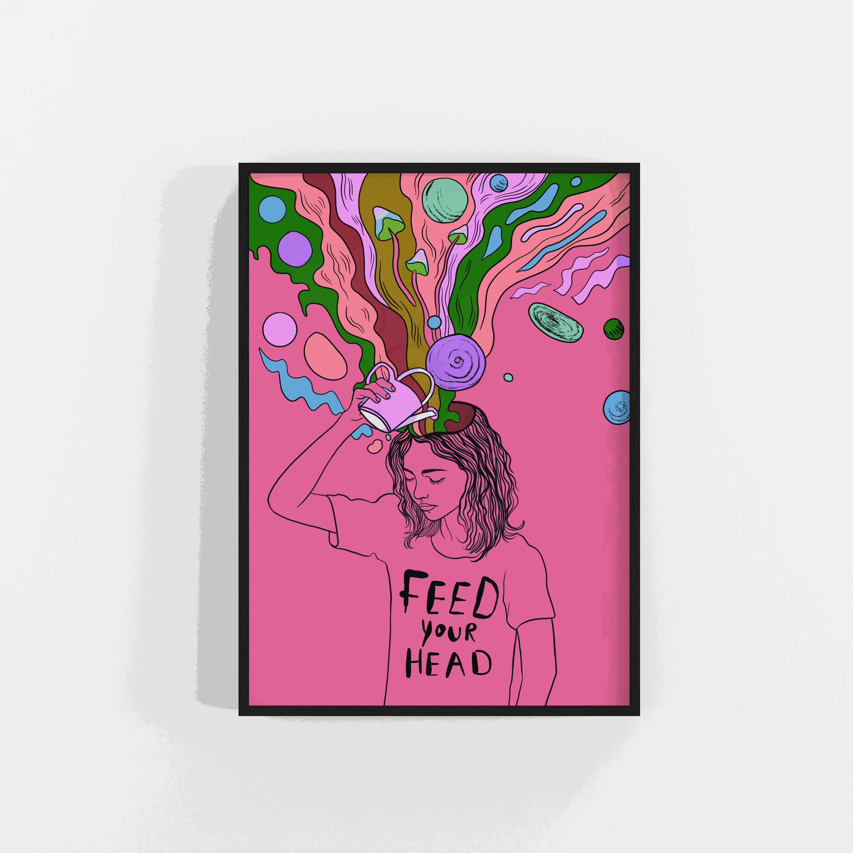 Feed Your Head Art Print - 2 colour options