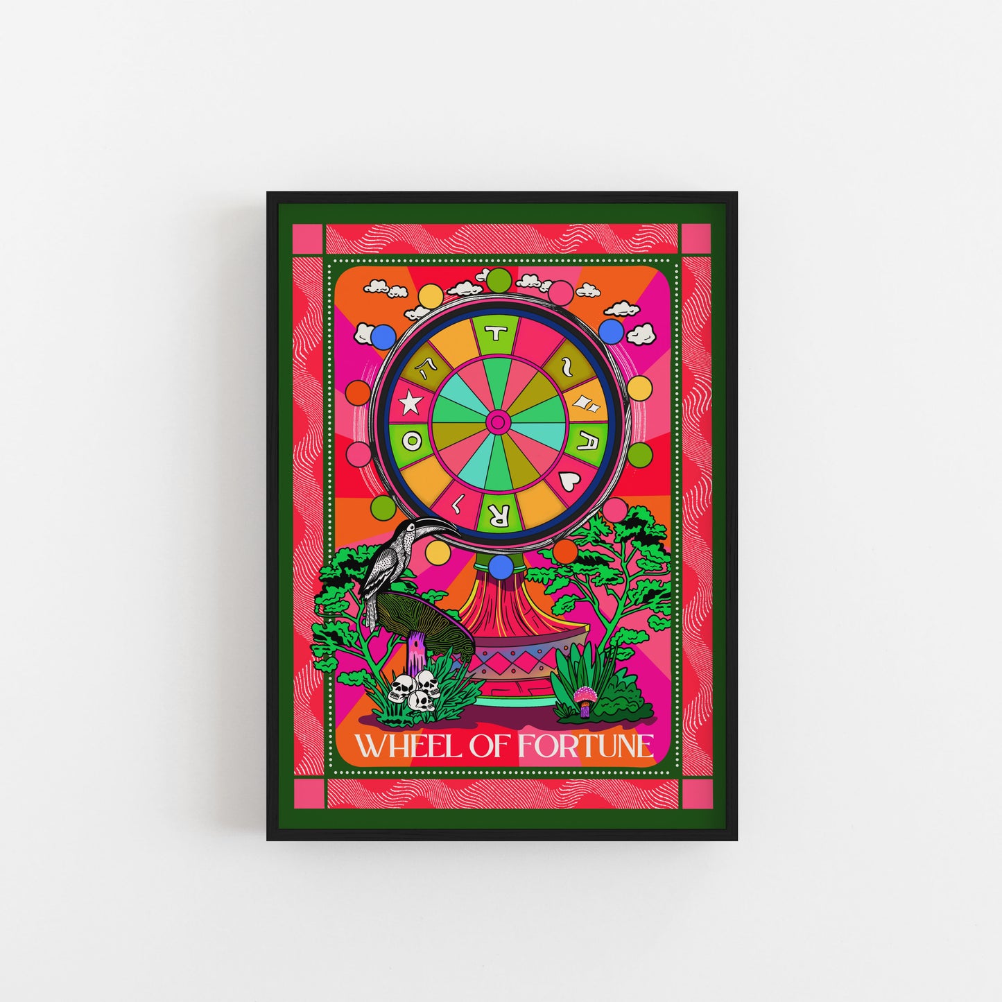 Wheel Of Fortune Tarot Card Art Print