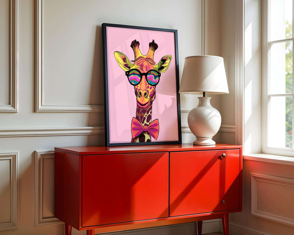 Giraffe Art Print - 2 colour options
