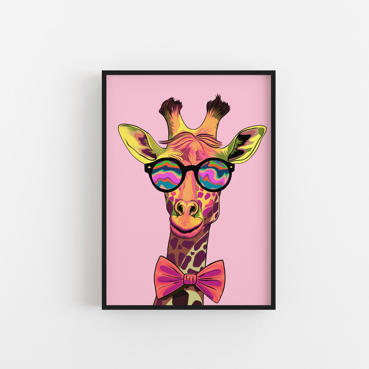 Giraffe Art Print - 2 colour options