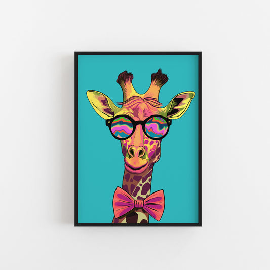 Giraffe Art Print - 2 colour options