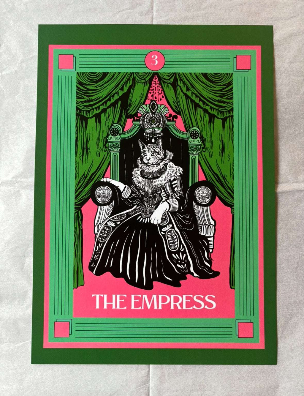 The Empress Tarot Card Art Print  - 3 colour options