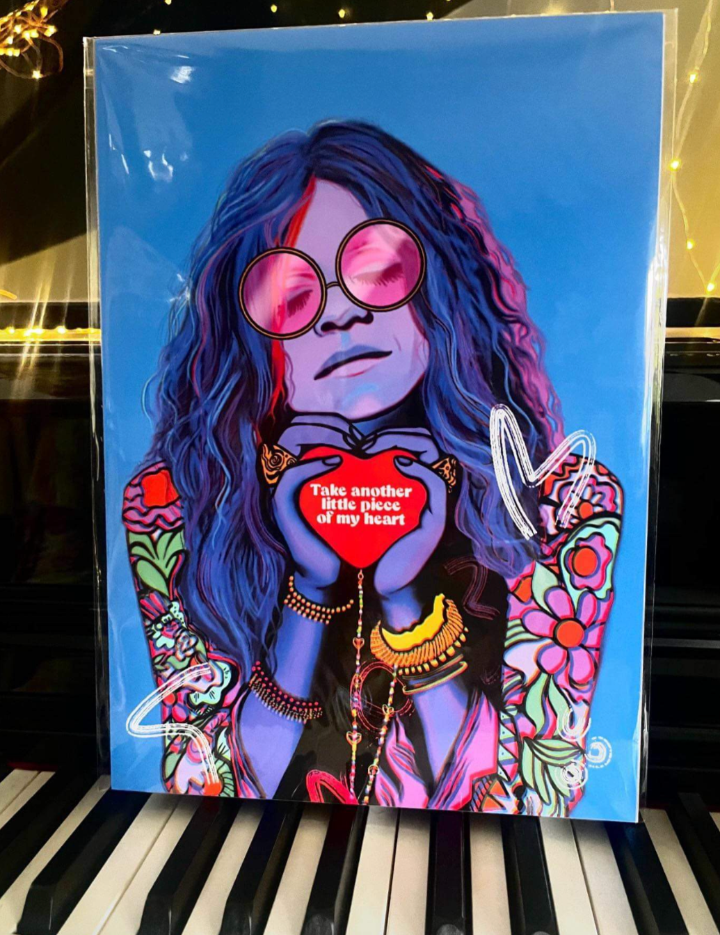Janis Joplin Art Print