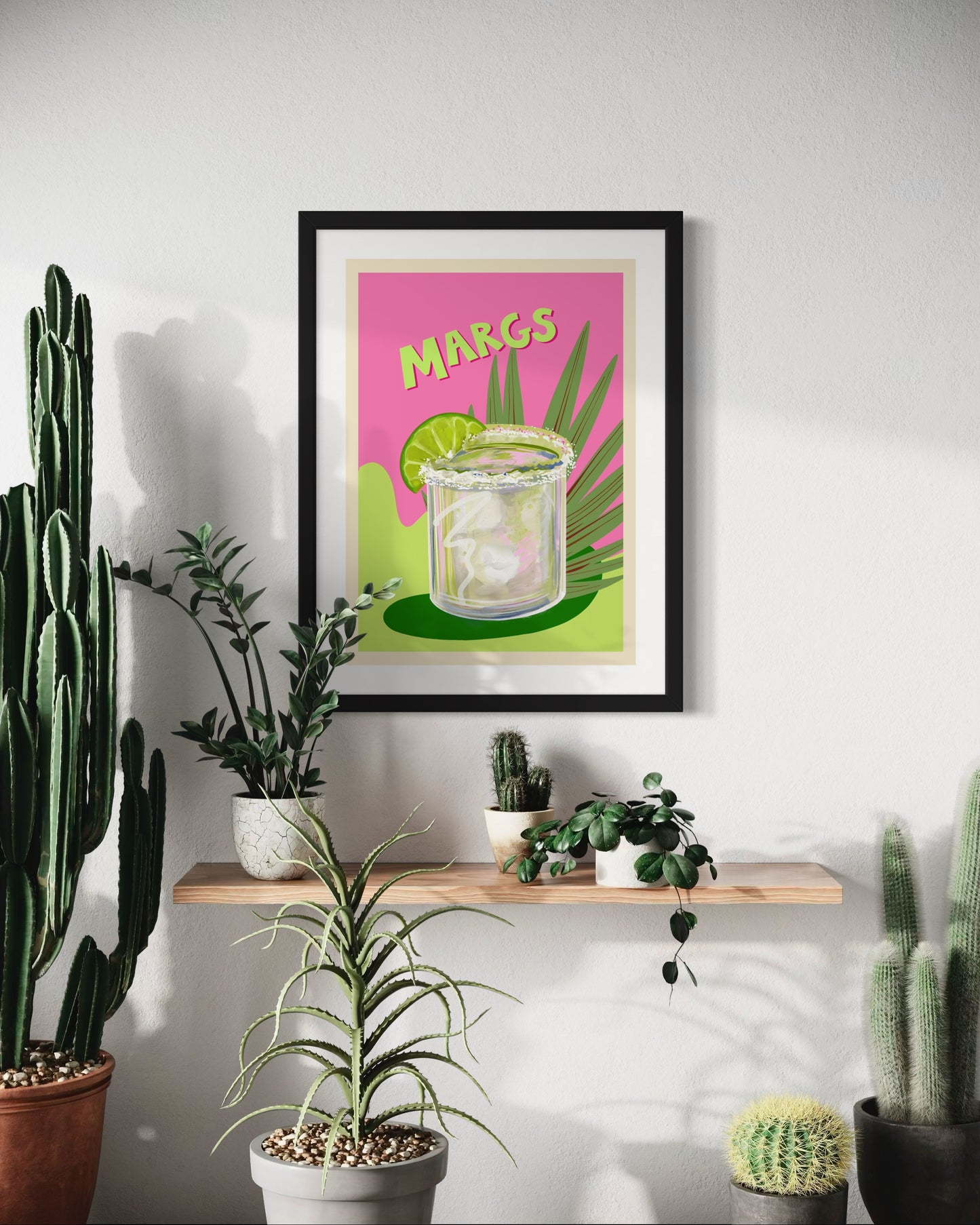 Margarita Margs Cocktail Art Print