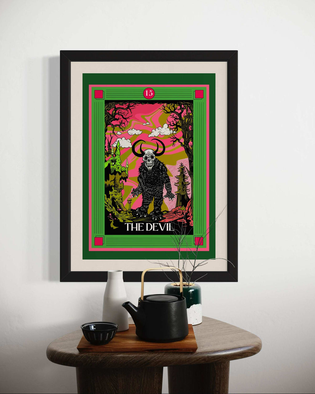 The Devil Tarot Card Art Print