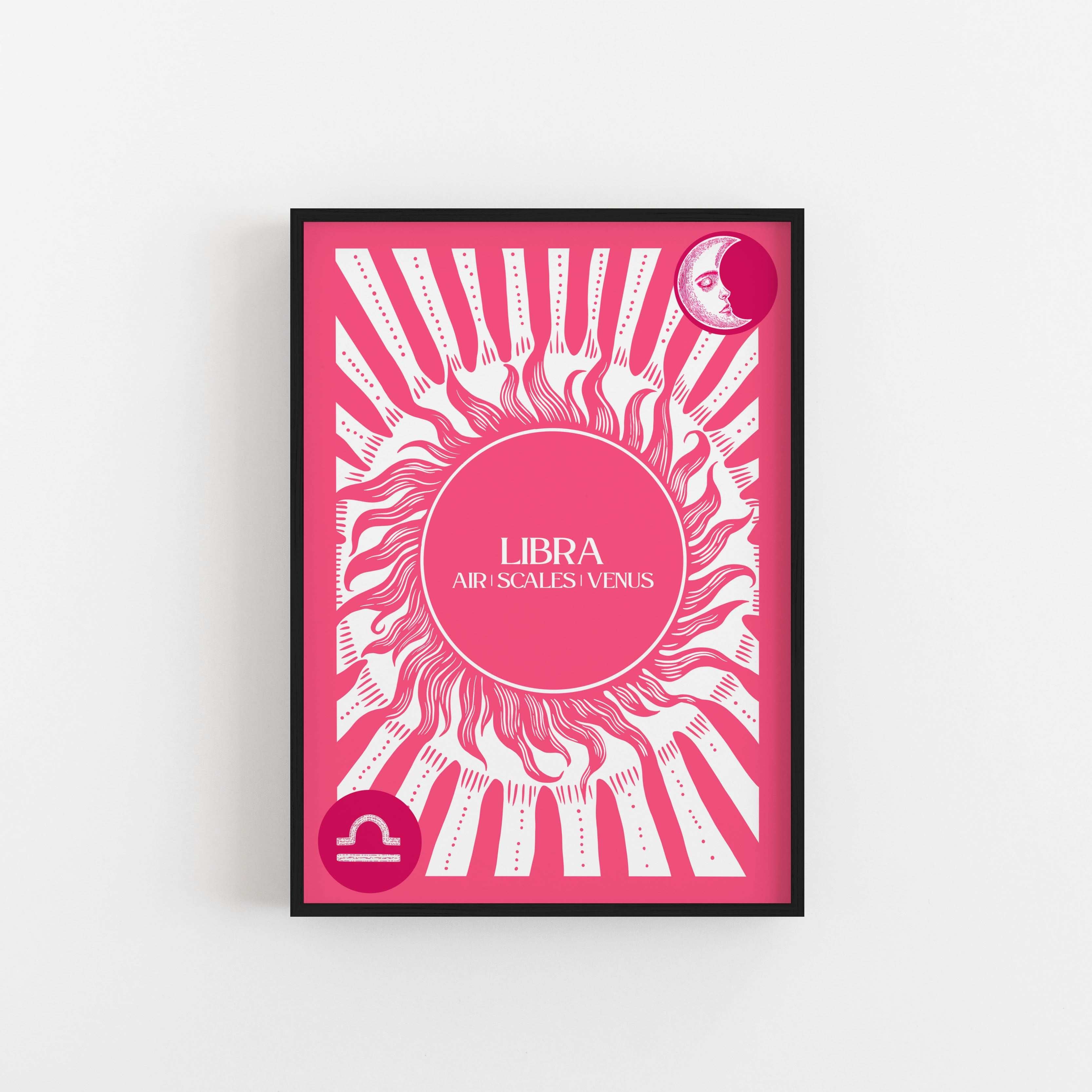 Libra Star Sign Art Print