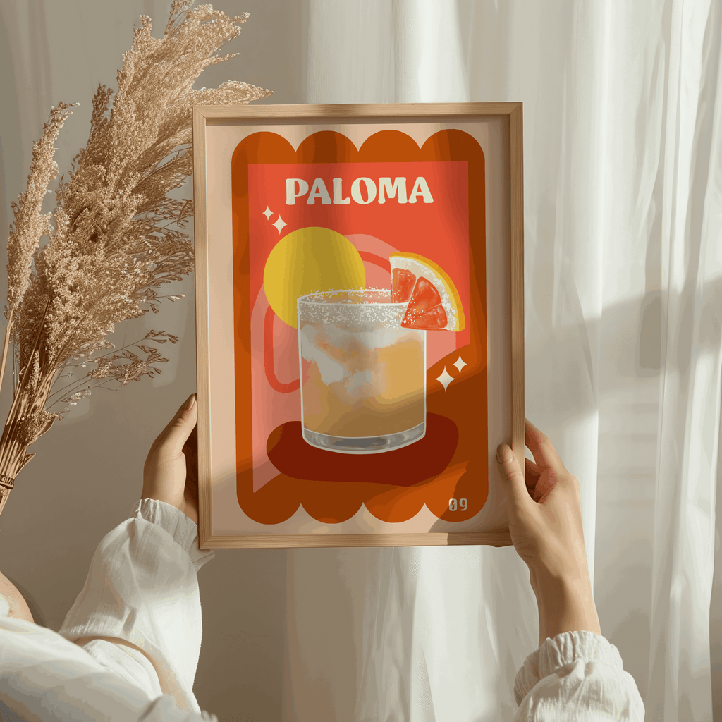 Paloma Cocktail Drink Art Print