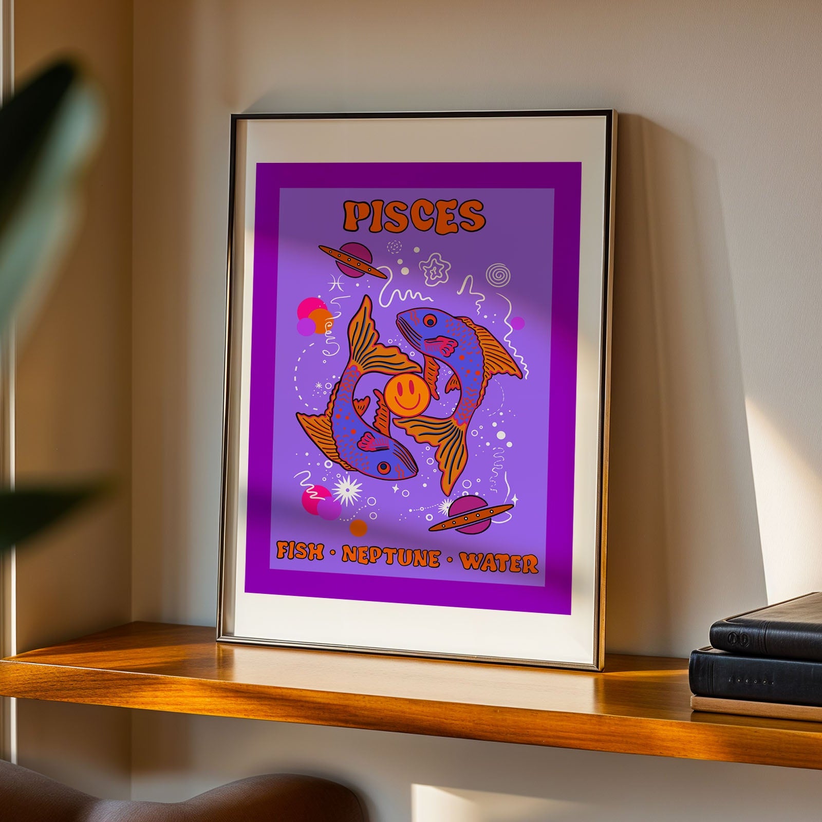 Pisces Star Sign Art Print