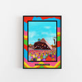 The Pyramid Stage Glastonbury Worth Farm Art Print