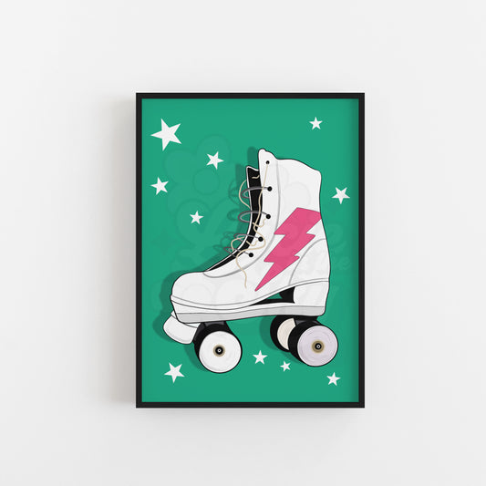Roller Skate Art Print