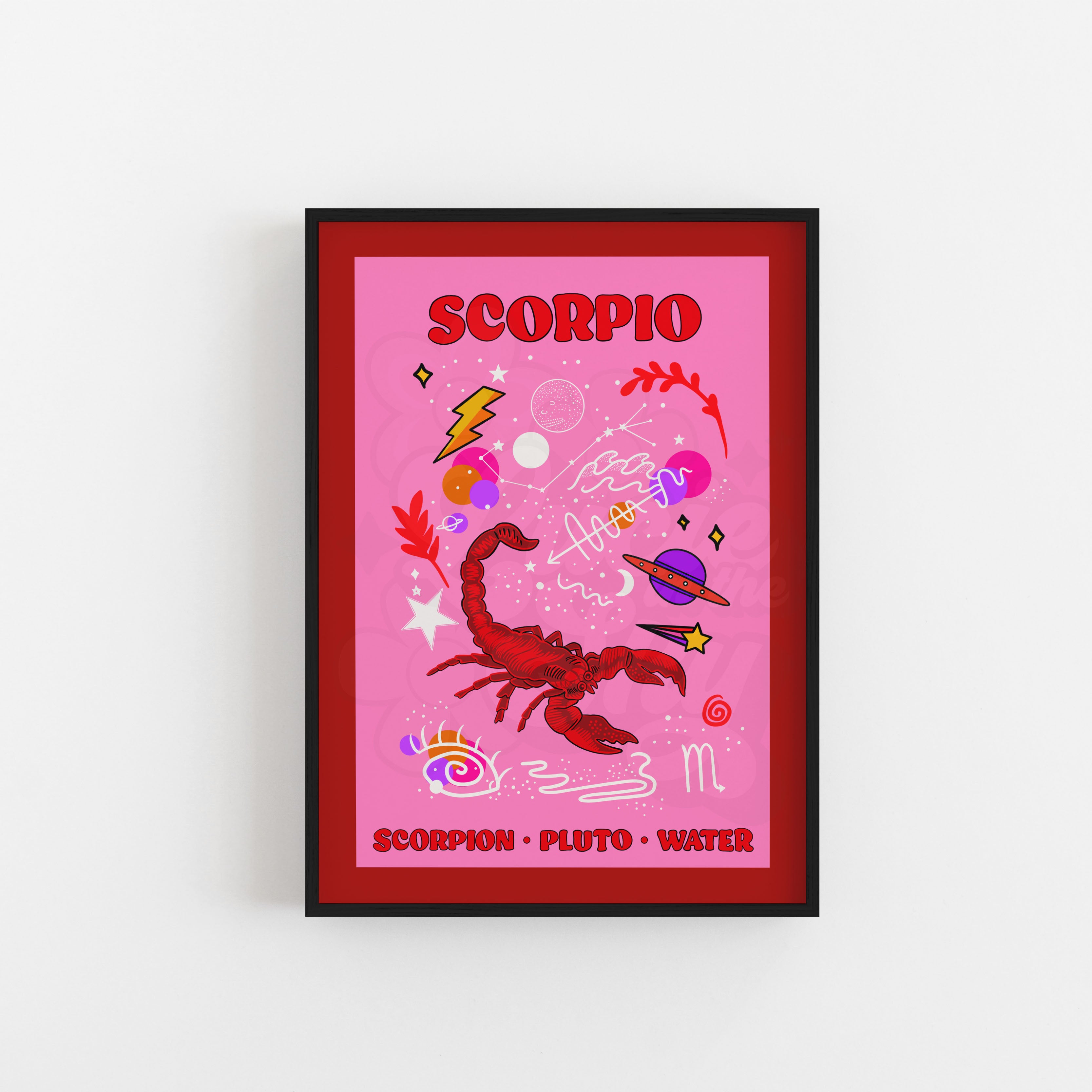 Scorpio Star Sign Art Print
