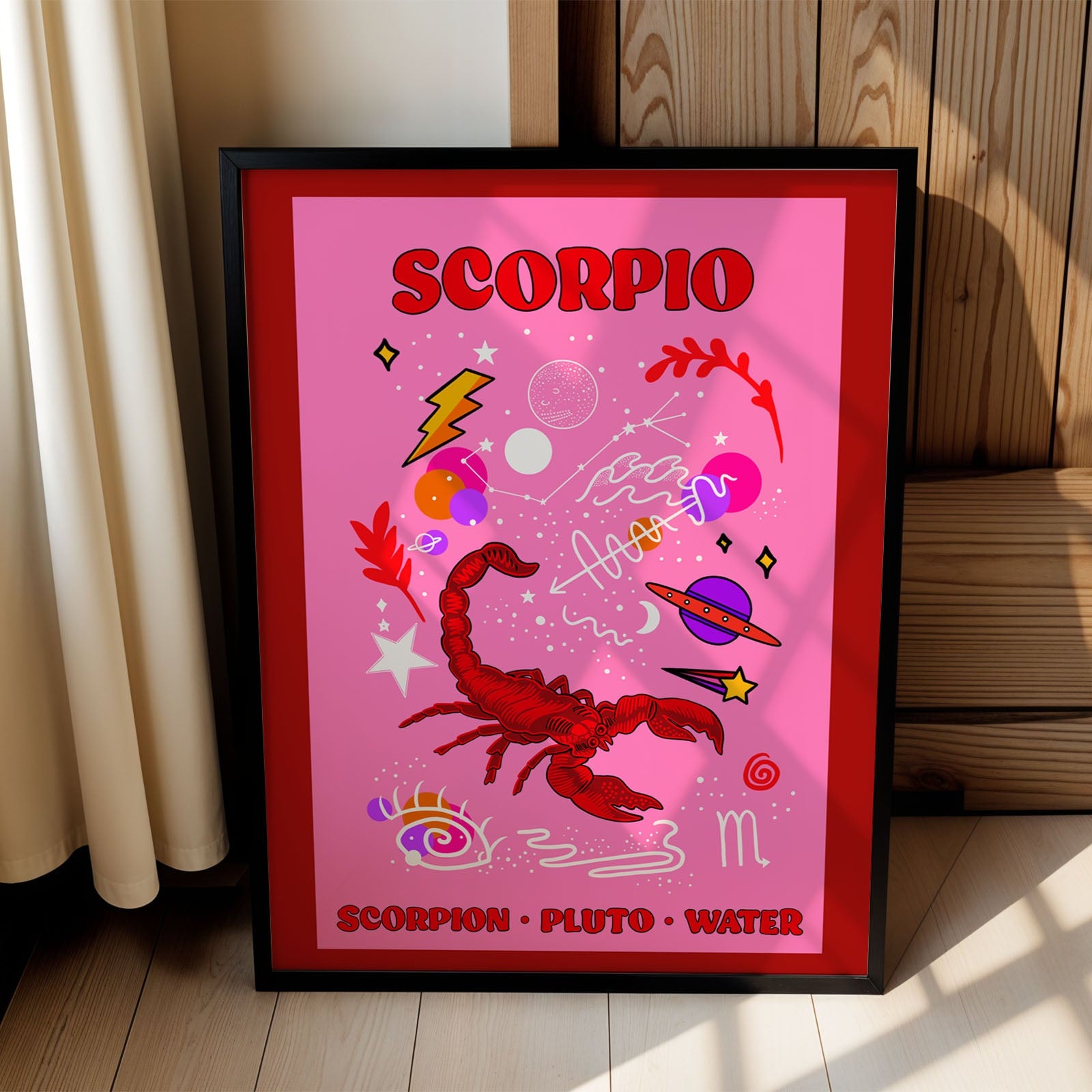 Scorpio Star Sign Art Print
