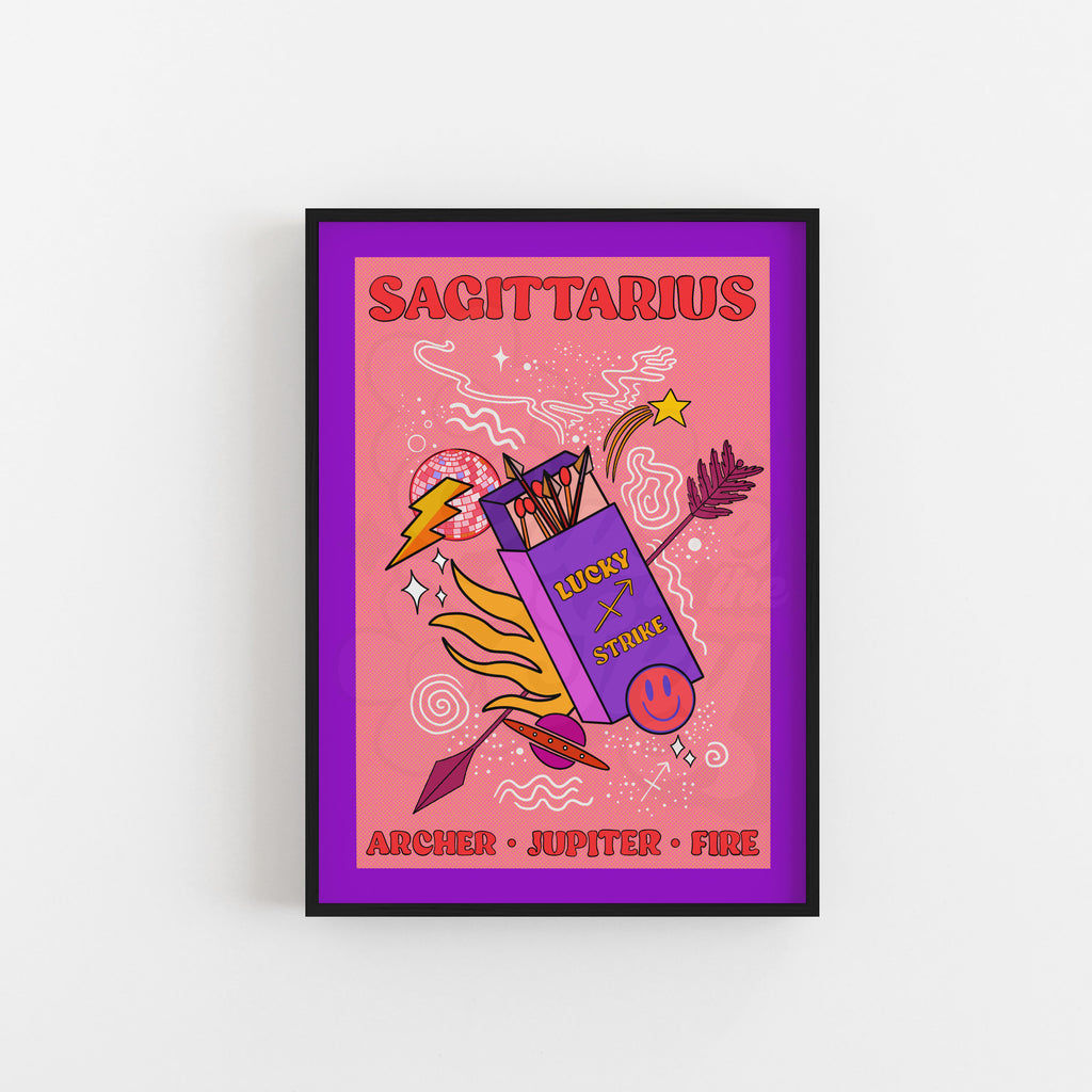 Sagittarius Star Sign Art Print