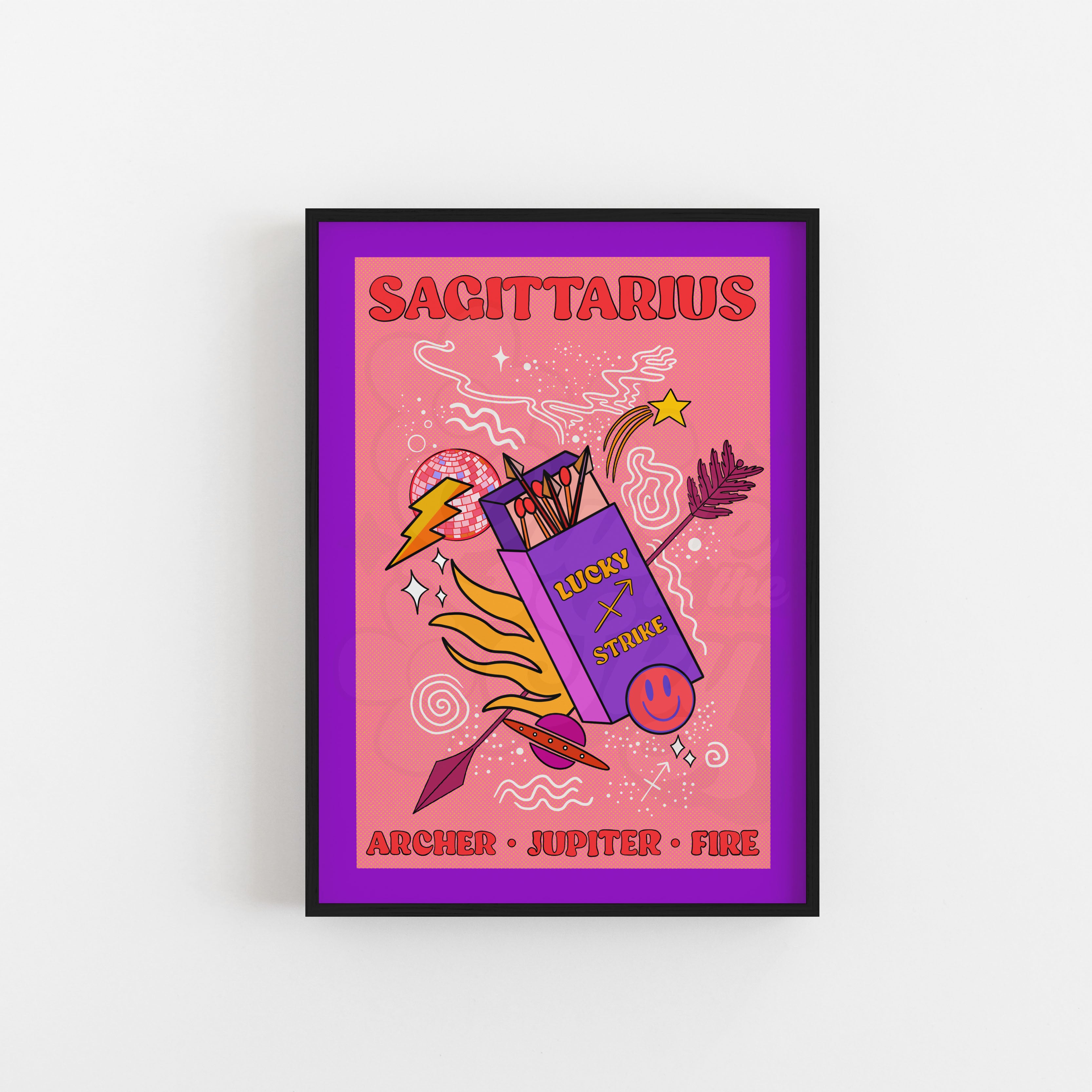 Sagittarius Star Sign Art Print