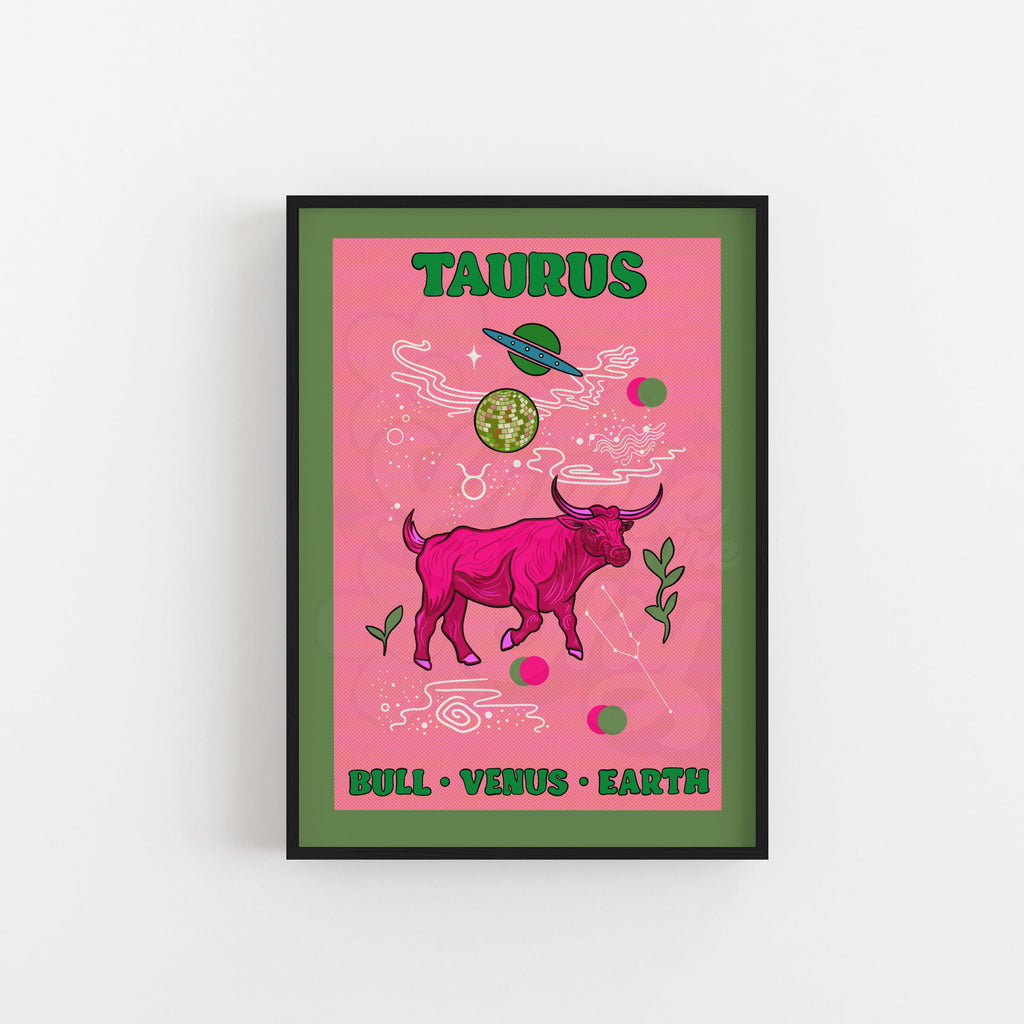 Taurus  Star Sign Art Print