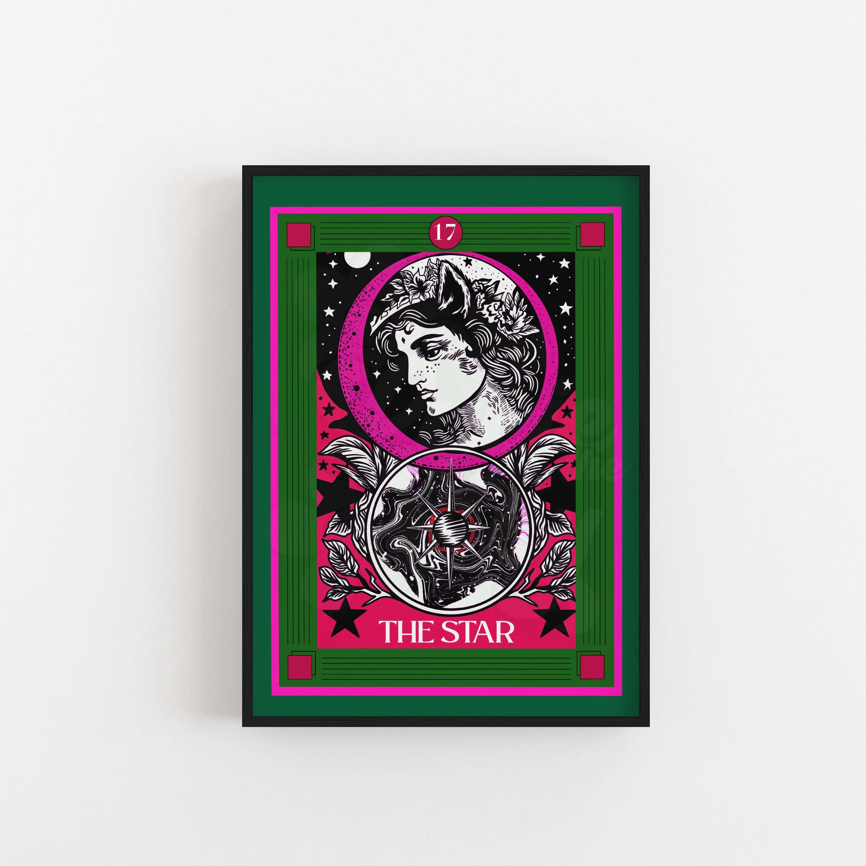 The Star Tarot Card Art Print