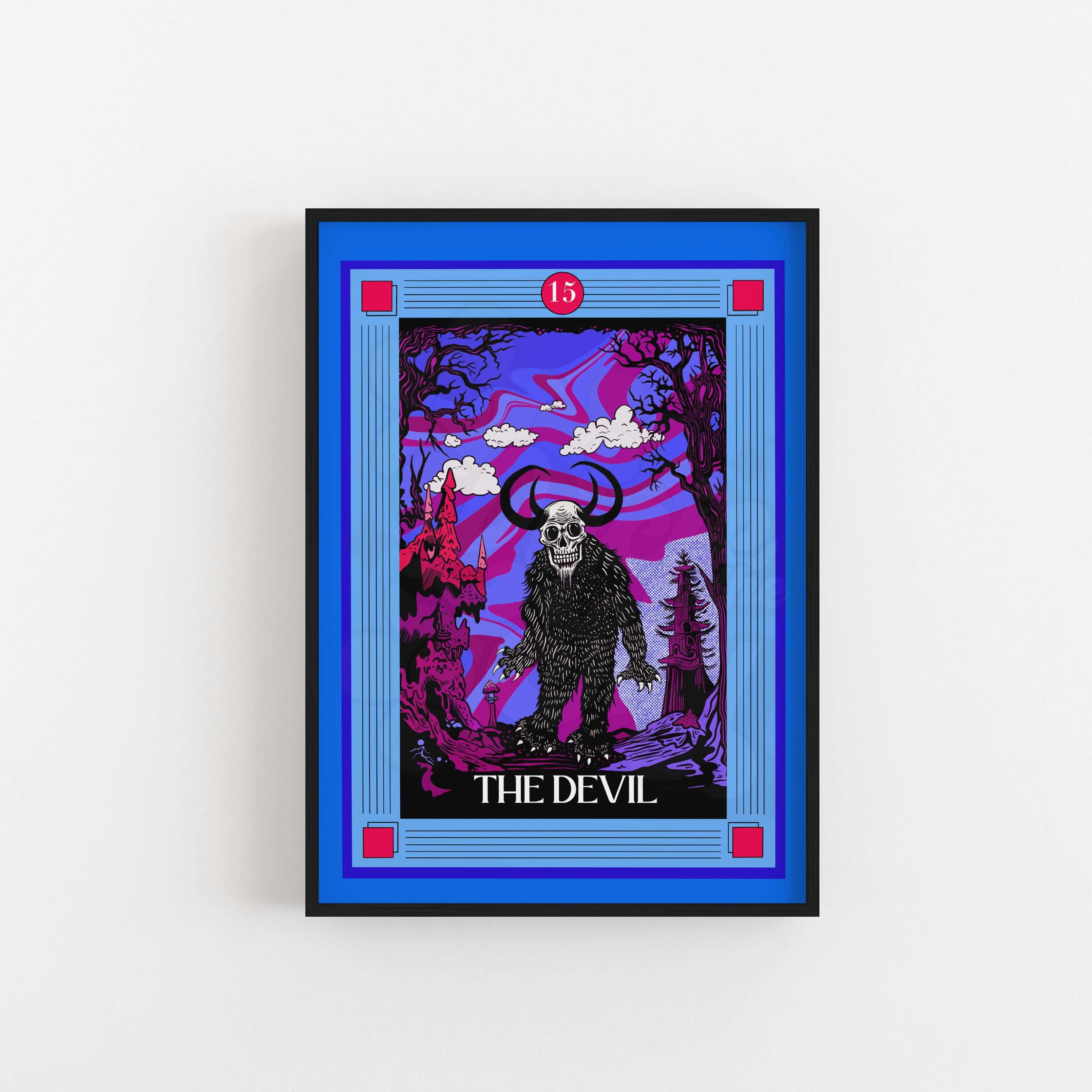 The Devil Tarot Card Art Print
