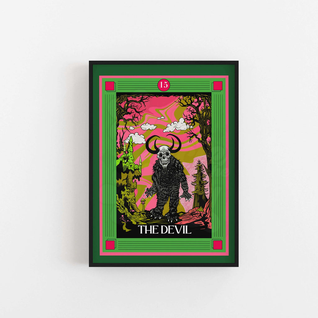 The Devil Tarot Card Art Print