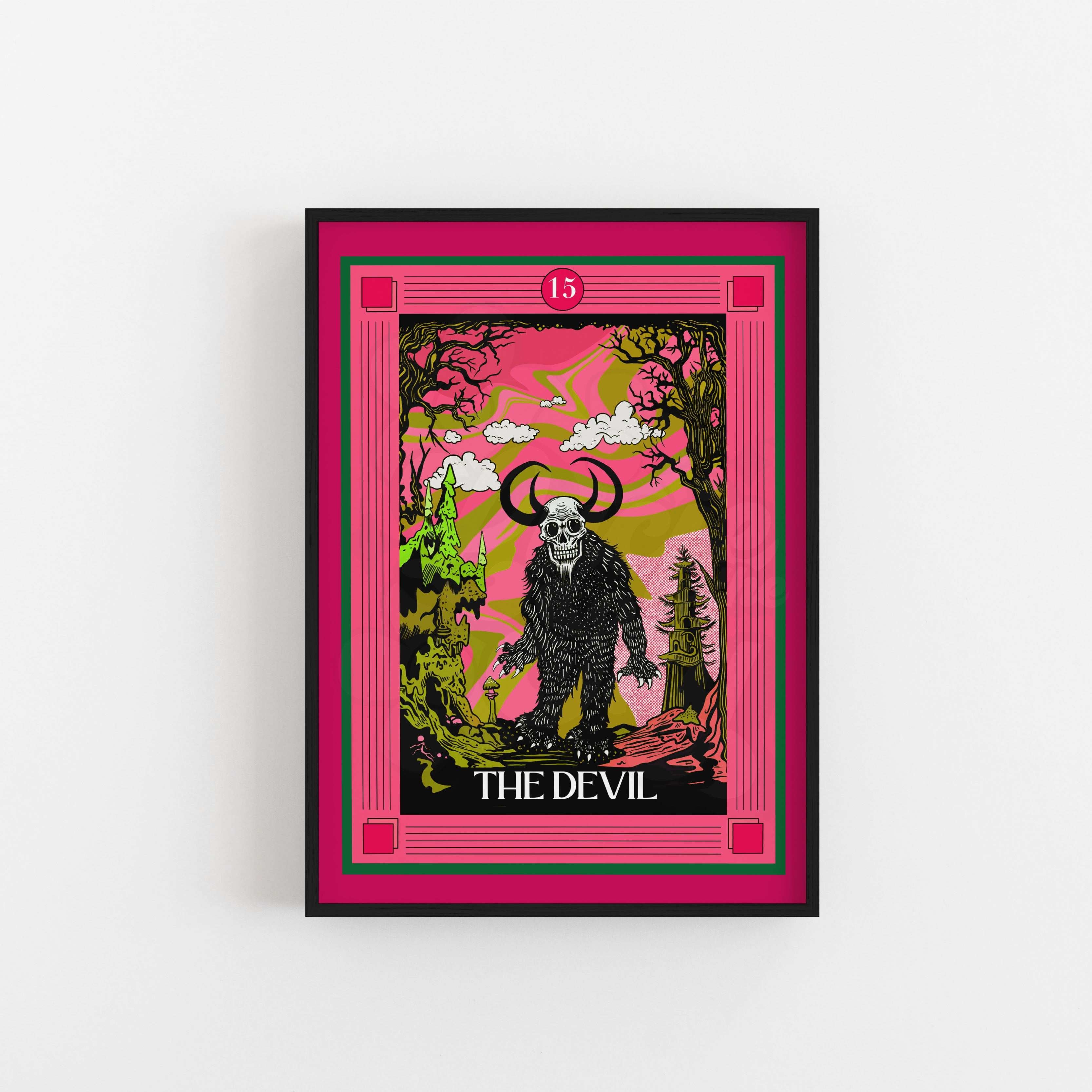 The Devil Tarot Card Art Print