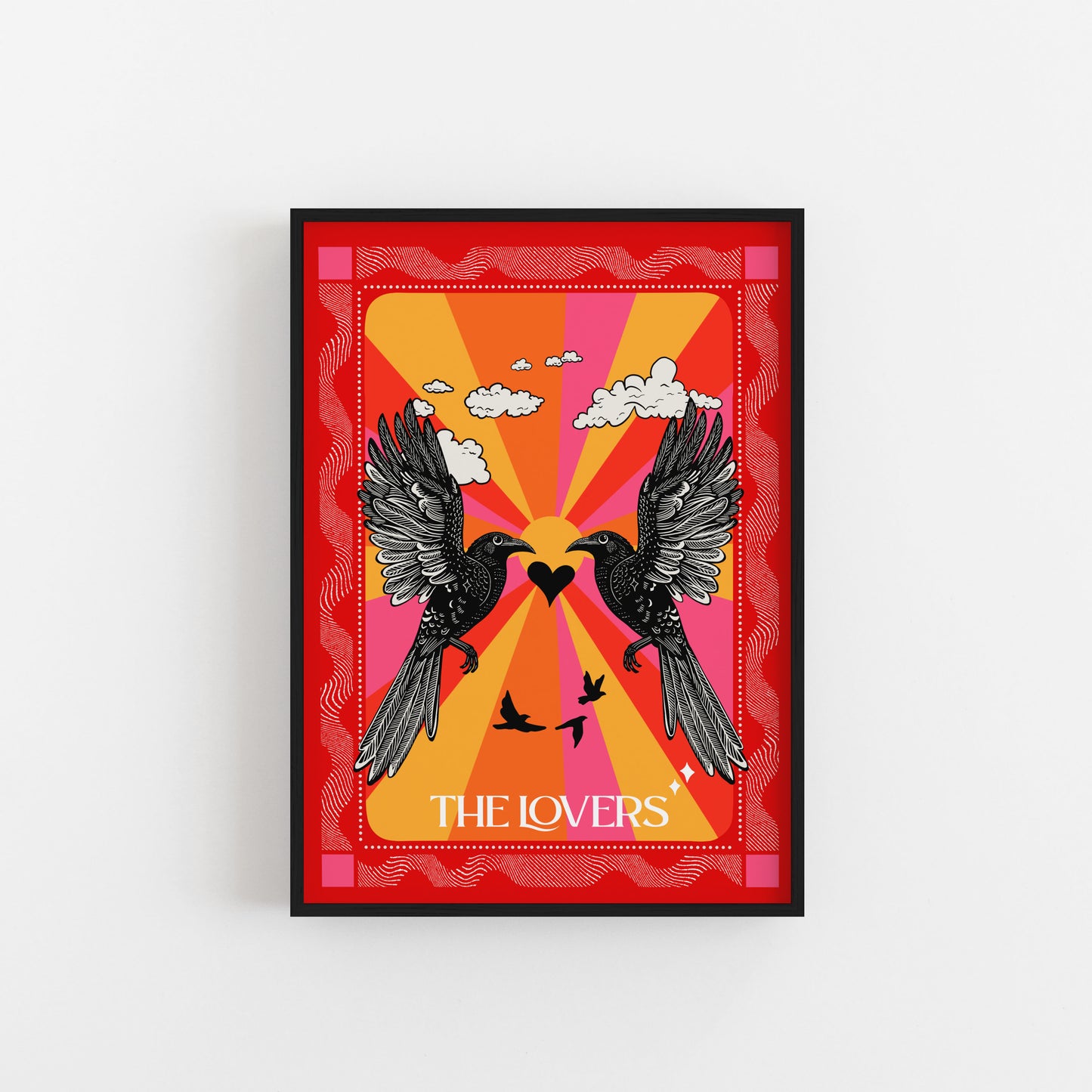 The Lovers Tarot Card Art Print