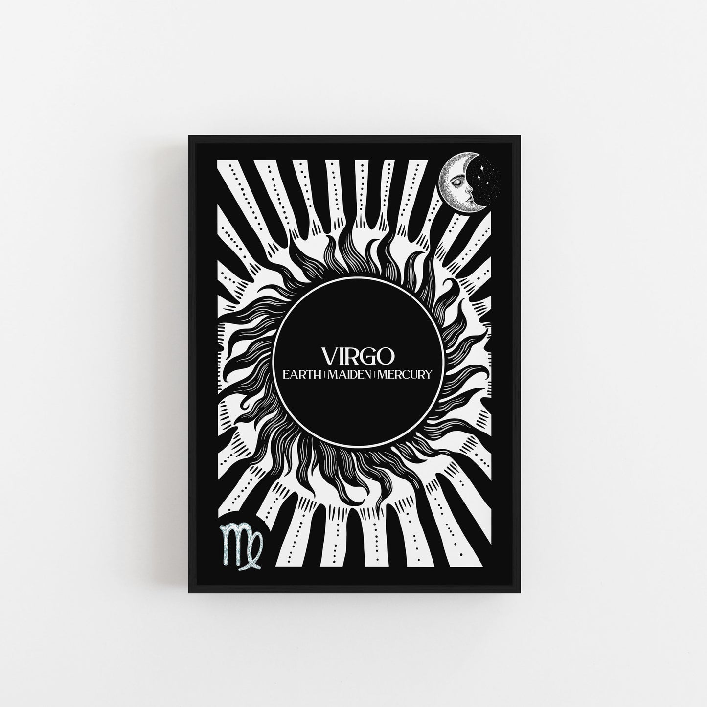 Virgo Star Sign Art Print