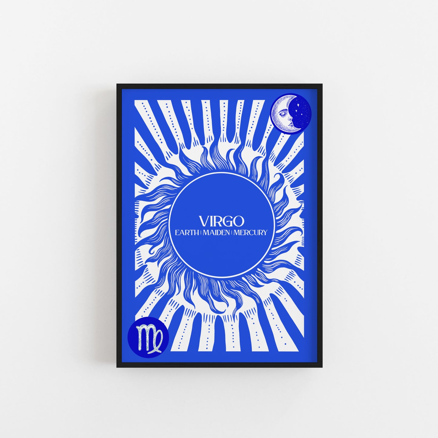 Virgo Star Sign Art Print