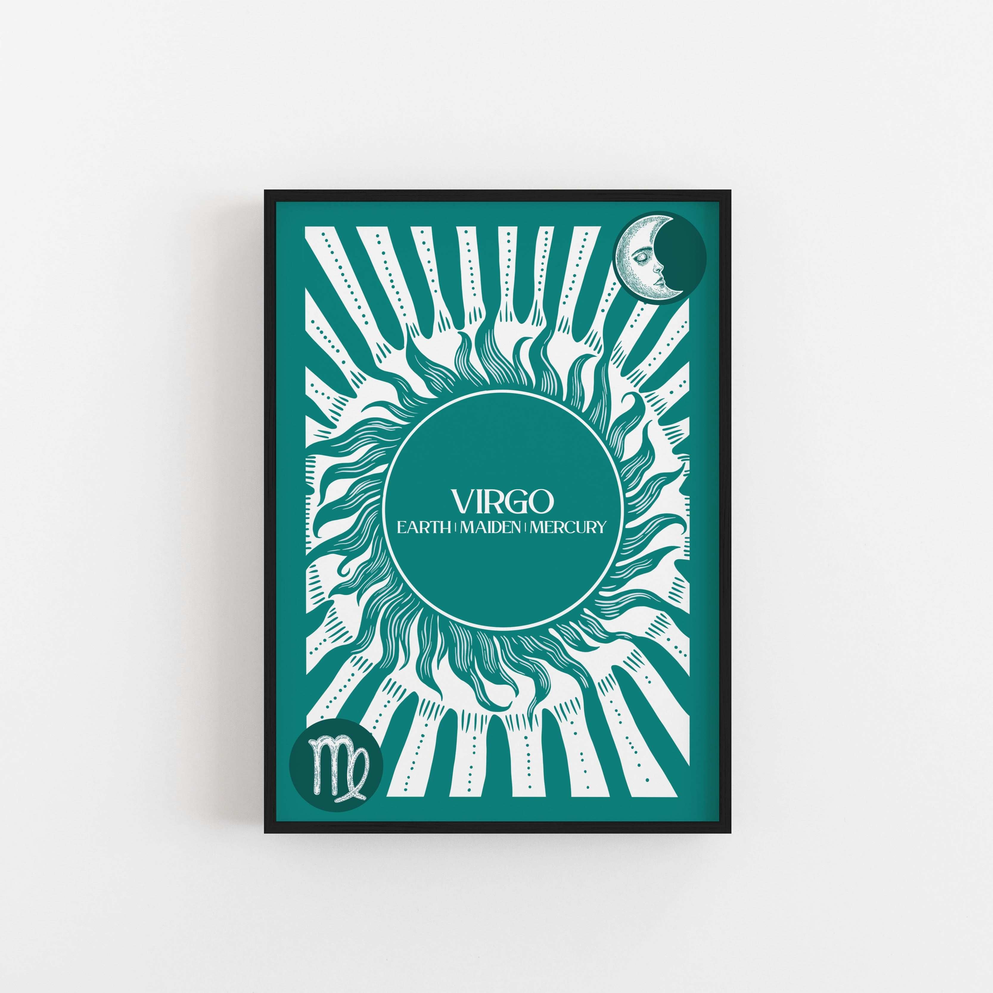 Virgo Star Sign Art Print