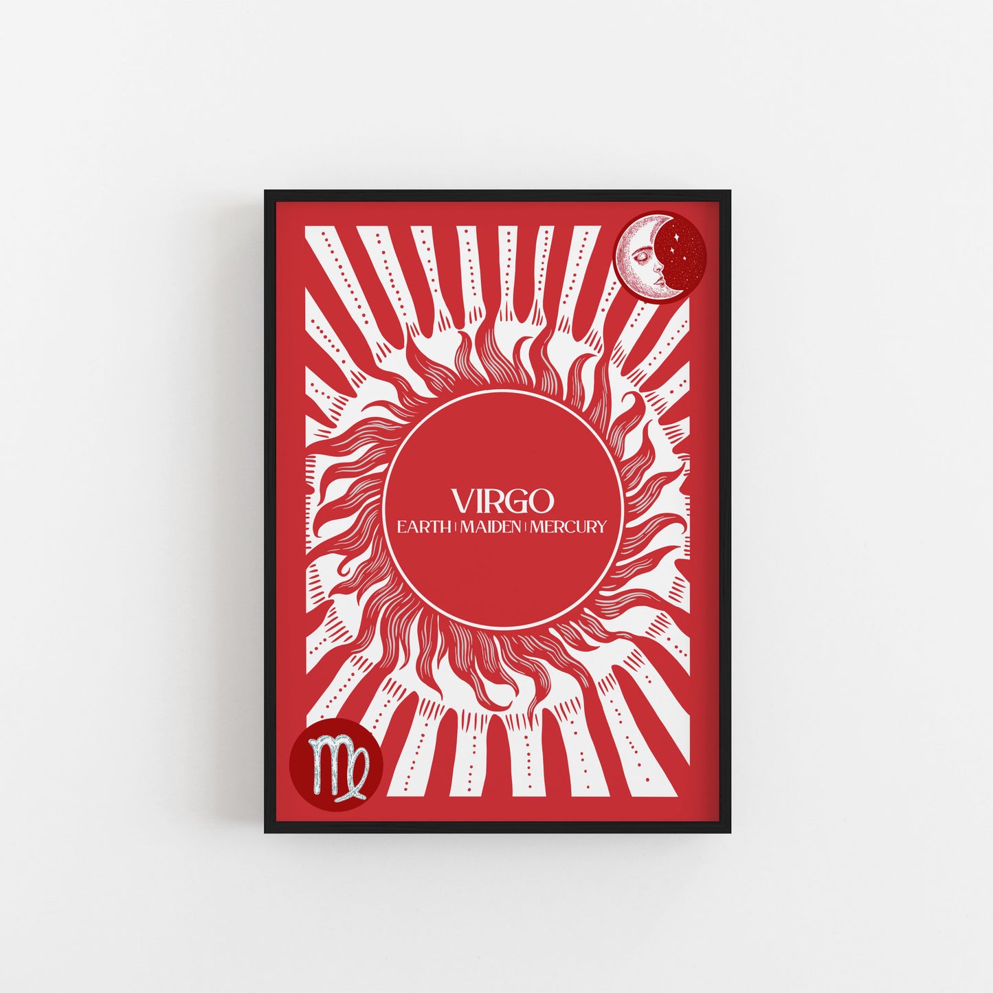 Virgo Star Sign Art Print