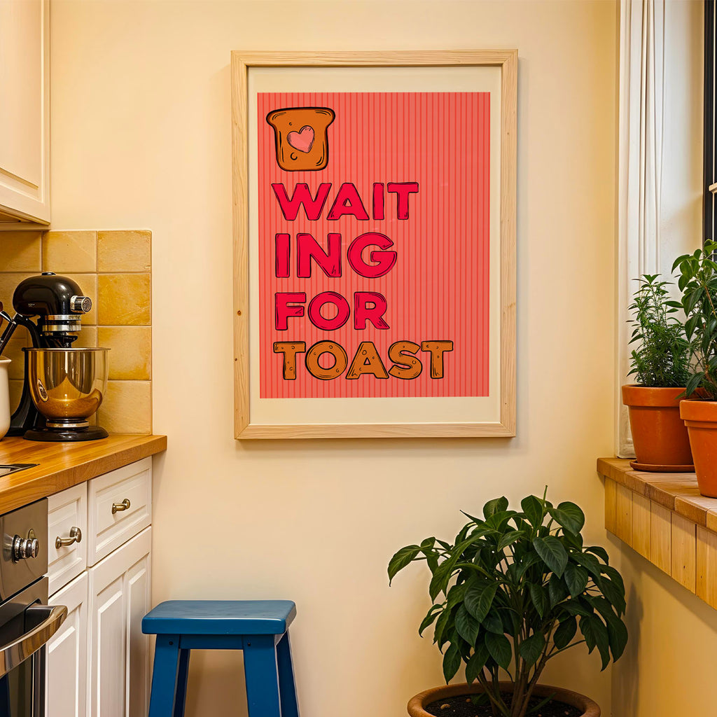 Waiting For Toast Art Print