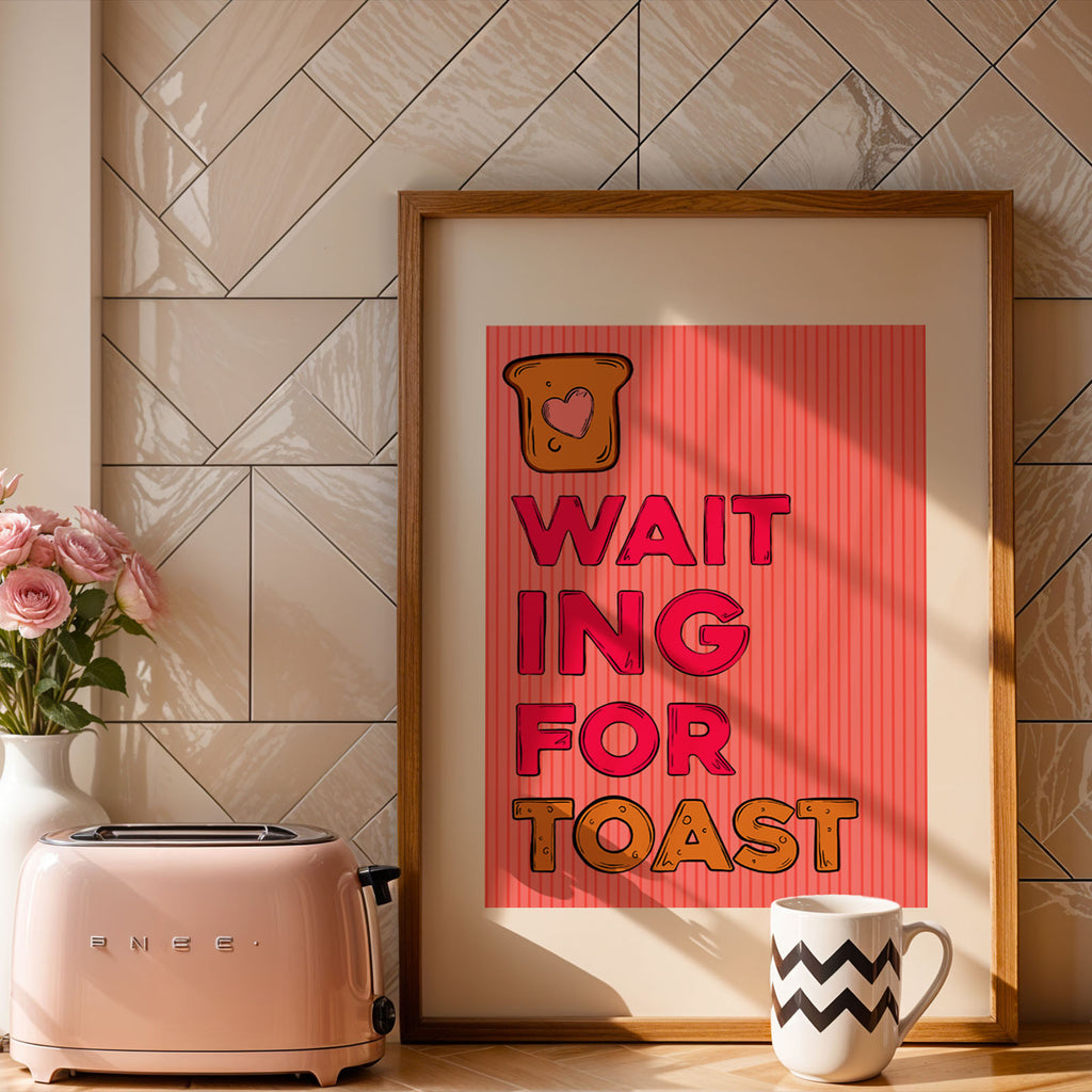 Waiting For Toast Art Print