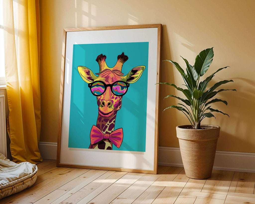 Giraffe Art Print - 2 colour options