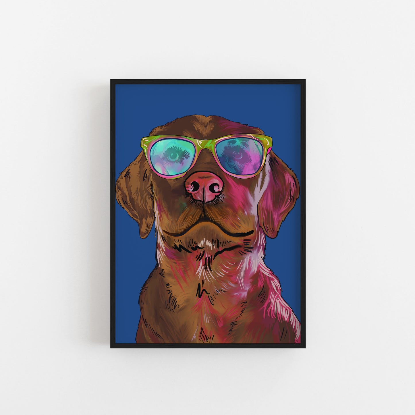 Labrador Art Print - 3 Color Variation