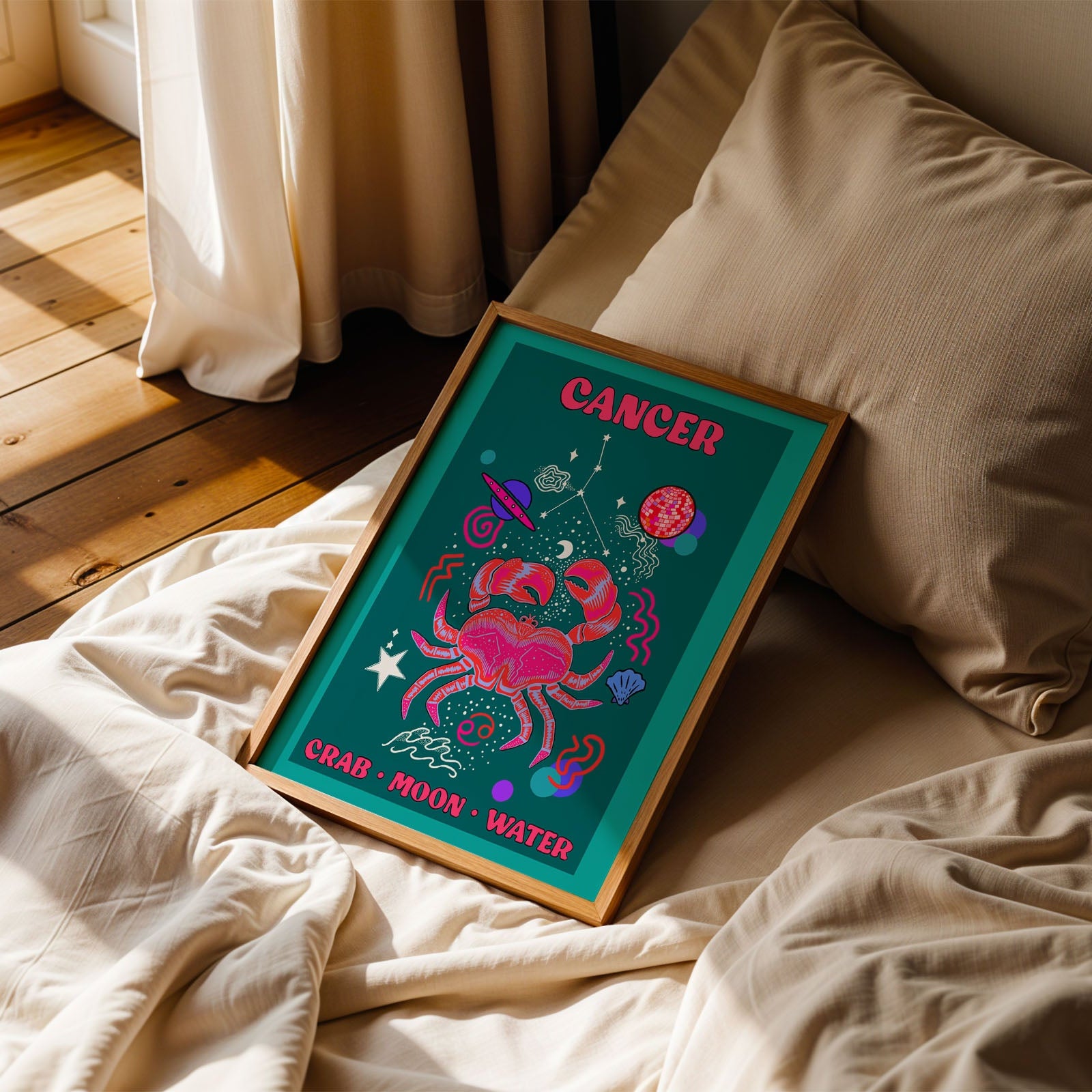 Cancer Star Sign Art Print