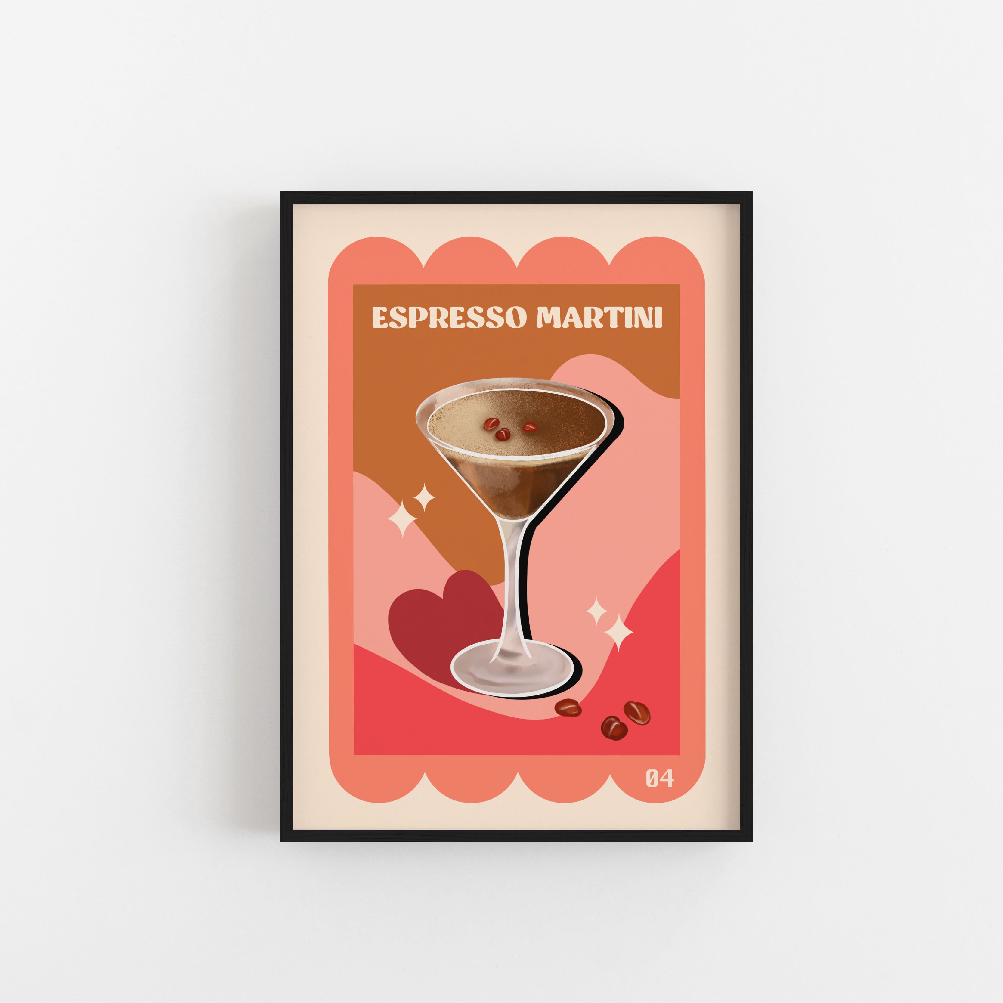 Espresso Martini Cocktail Art Print