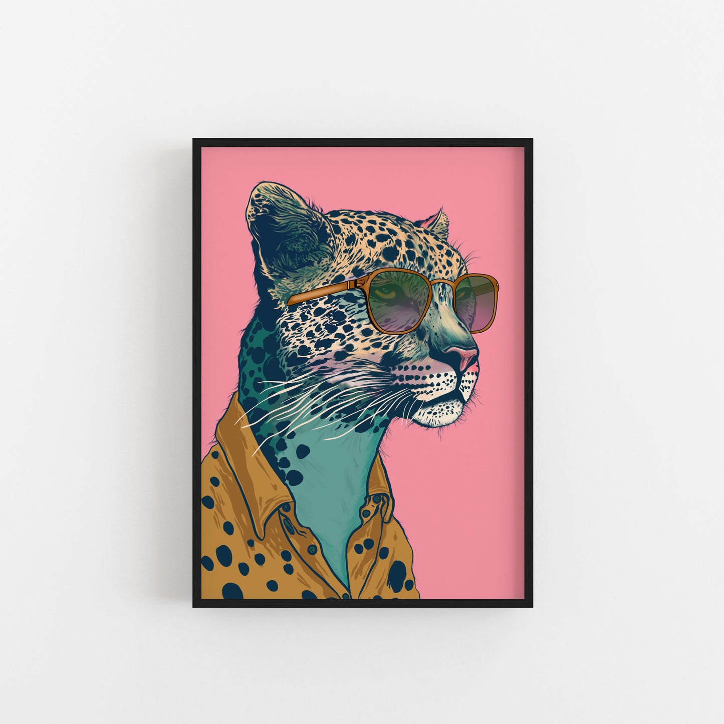 Cool Cheetah Art Print  - 2 Colour options