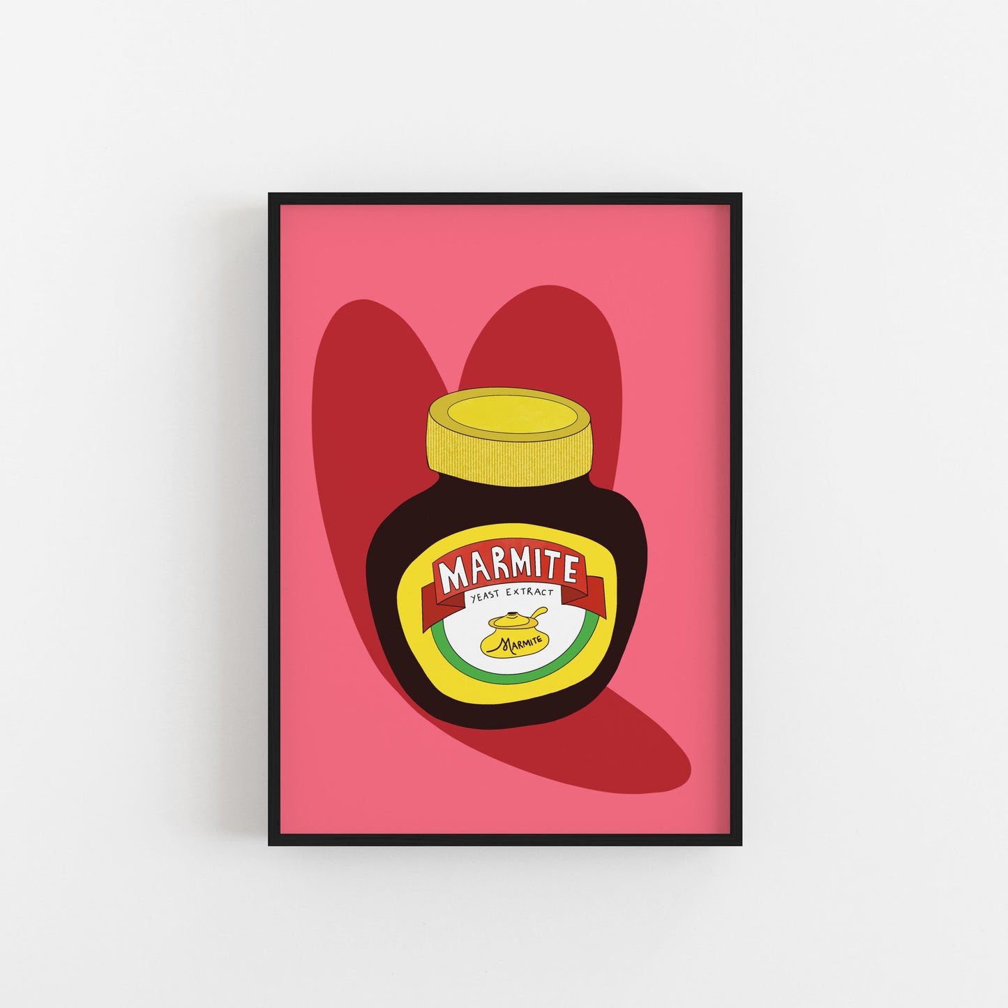 Marmite Love Art Print for Kitchen